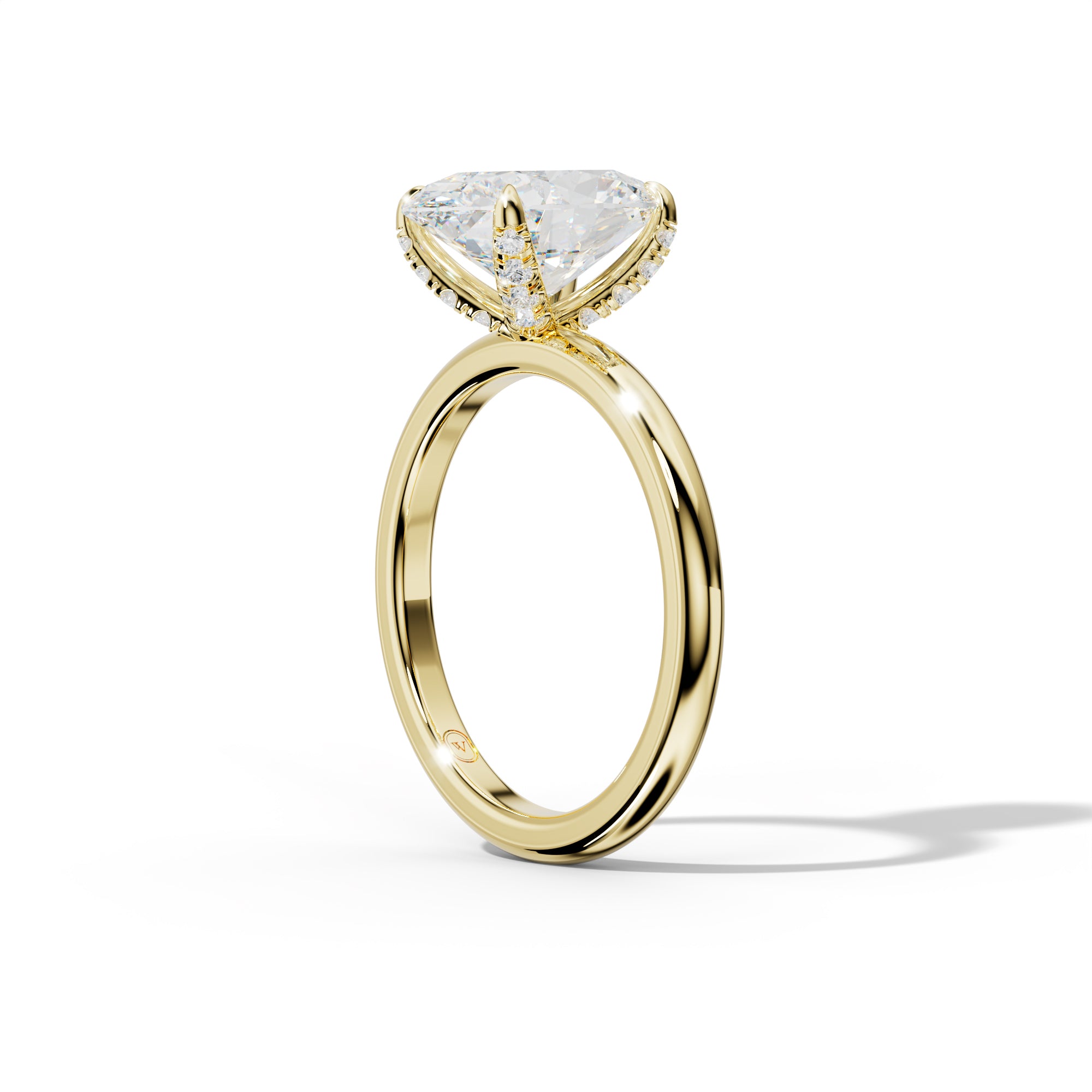 Anna Oval Diamond Engagement Ring