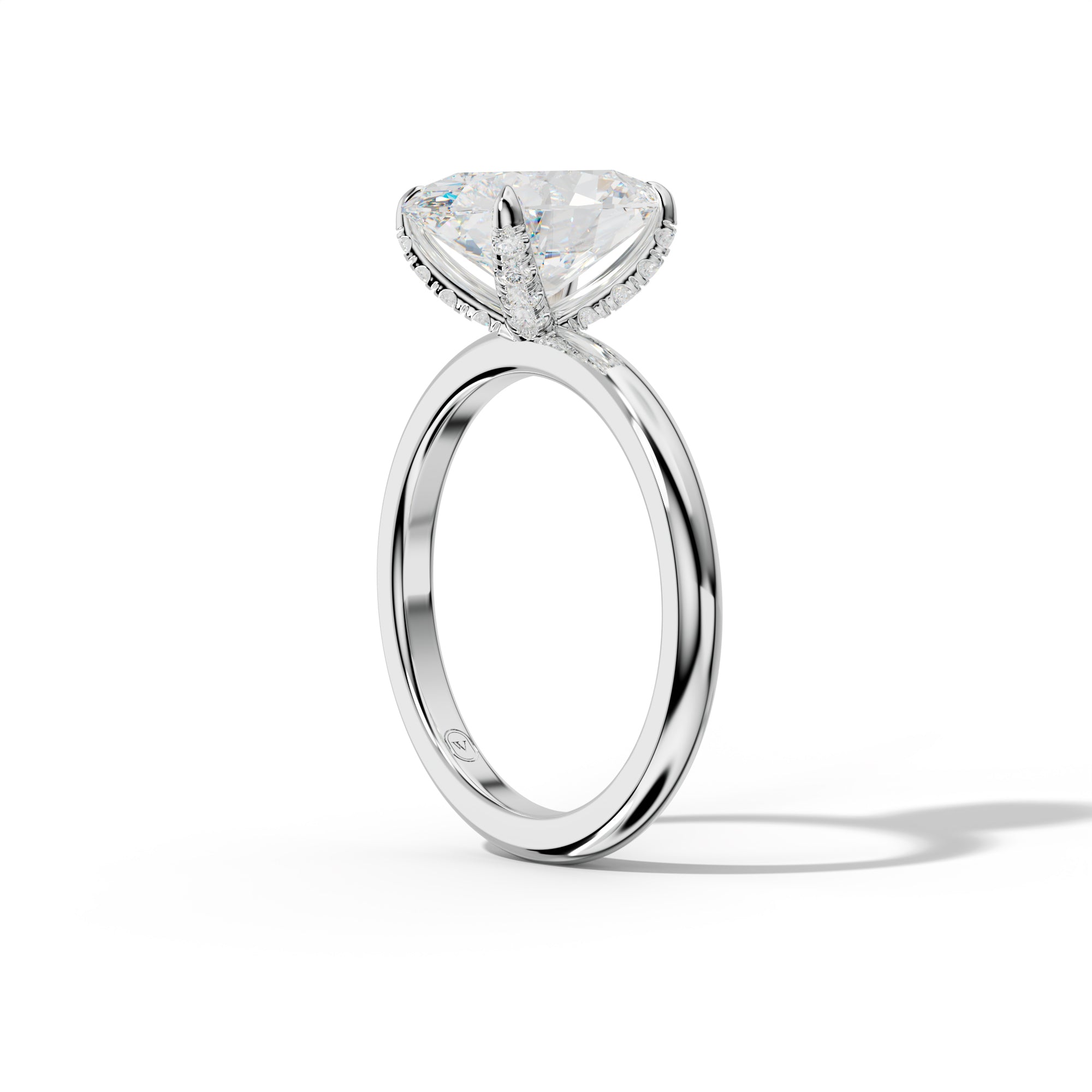Anna Oval Diamond Engagement Ring