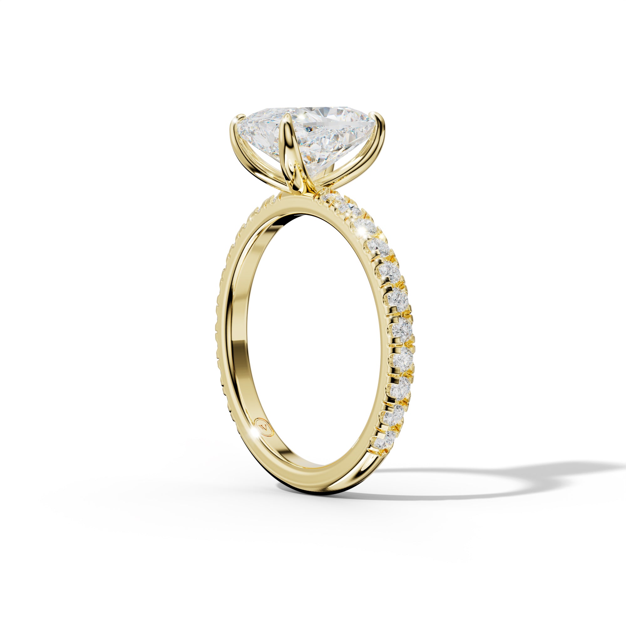 Claire Elongated Cushion Cut Engagement Ring
