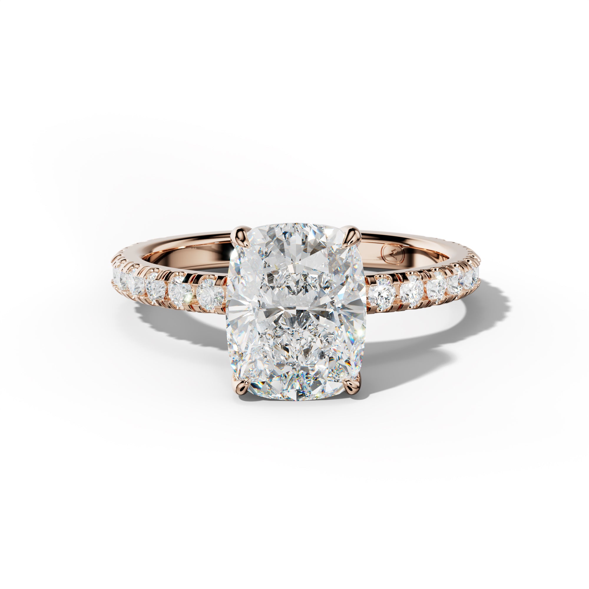 Claire Elongated Cushion Cut Engagement Ring