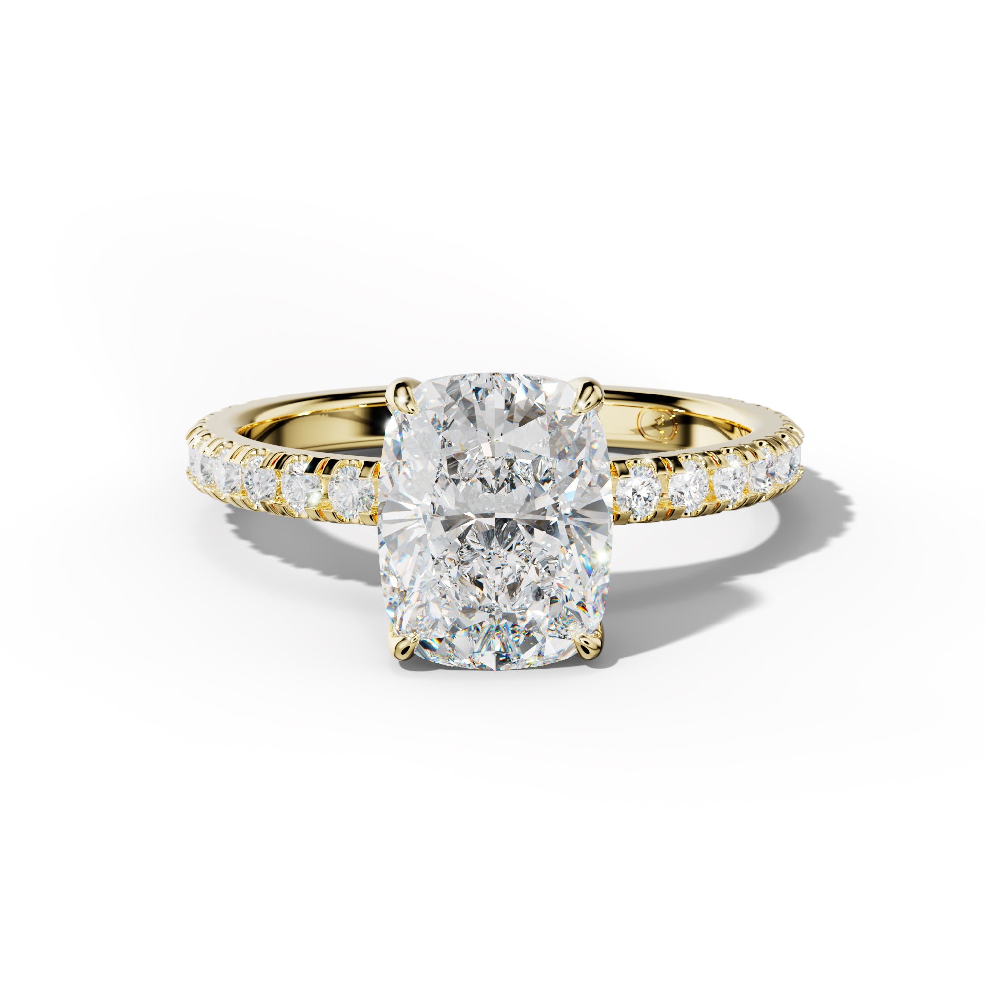 Claire Elongated Cushion Cut Engagement Ring
