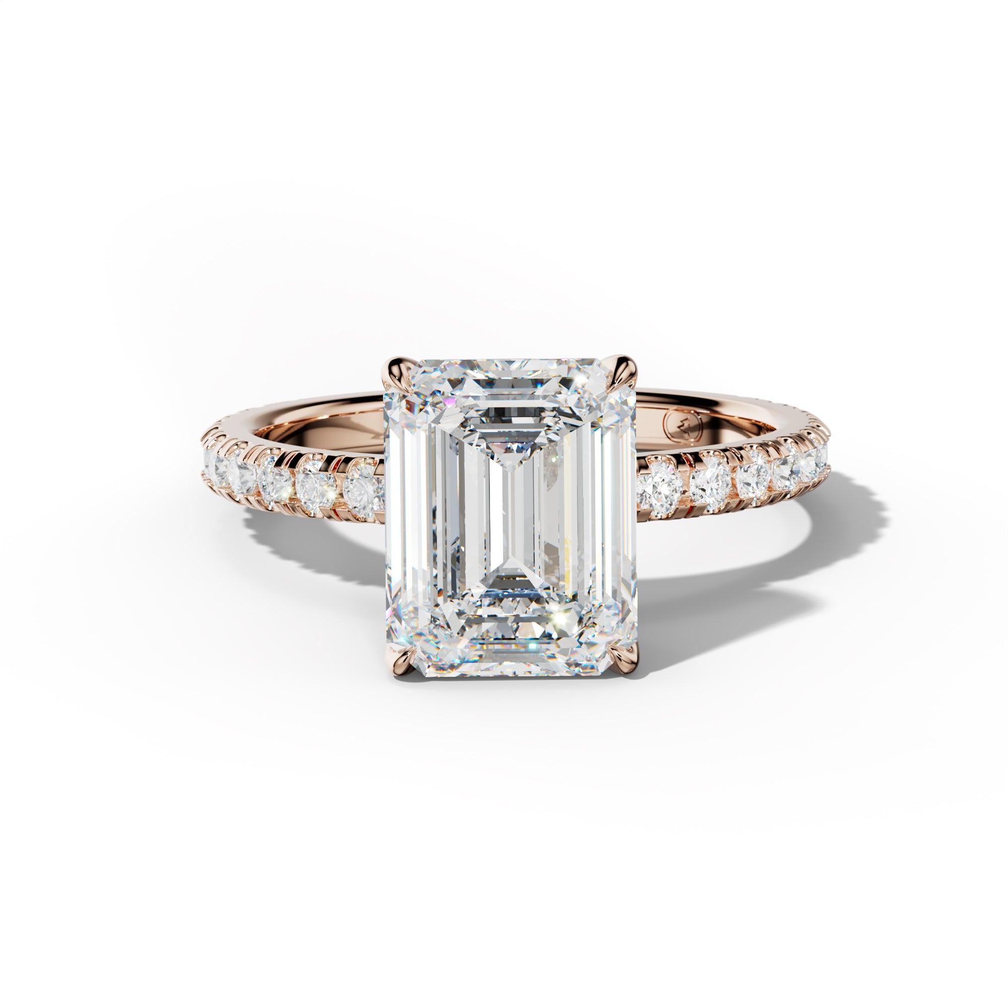 Claire Emerald Cut Engagement Ring