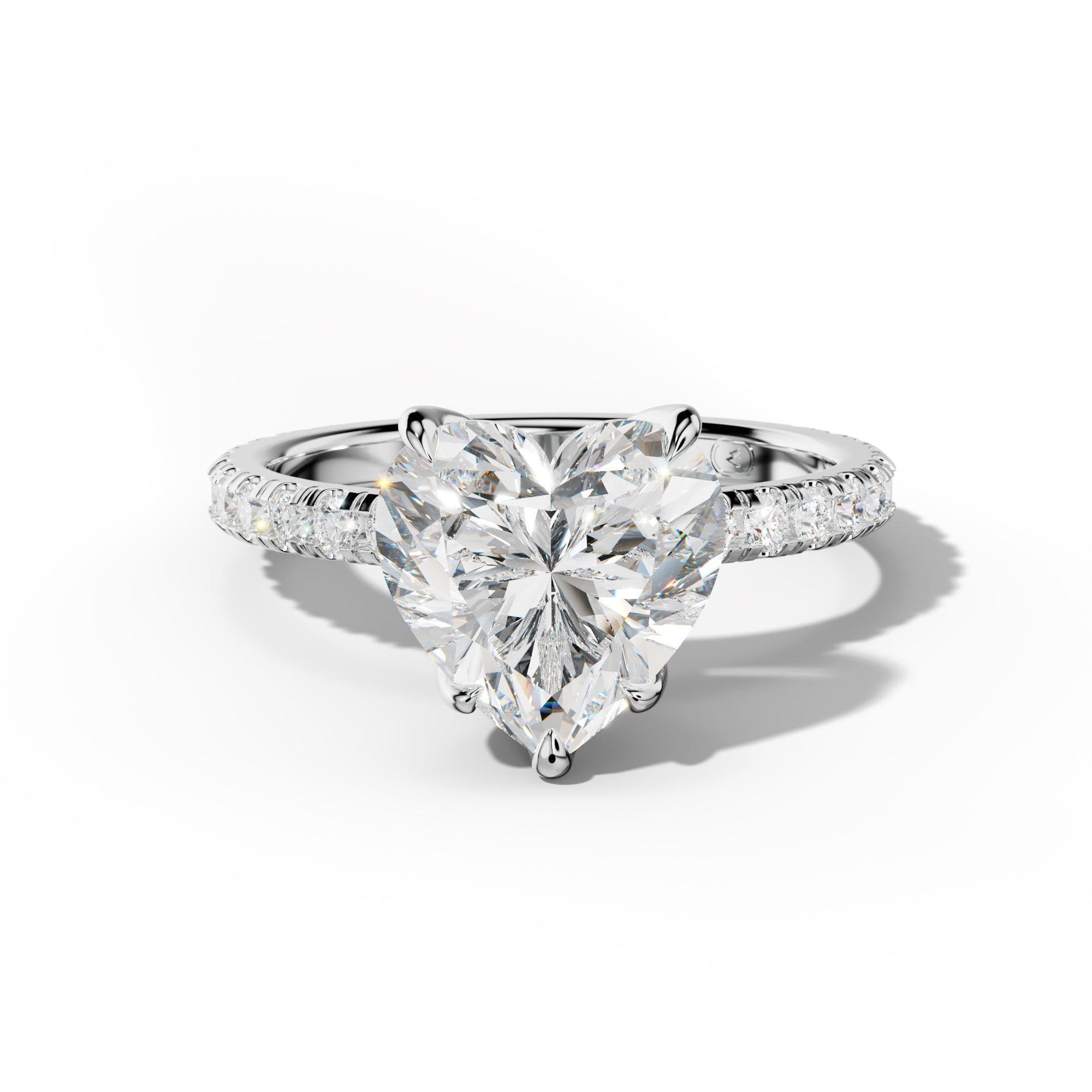 Claire Heart Cut Engagement Ring