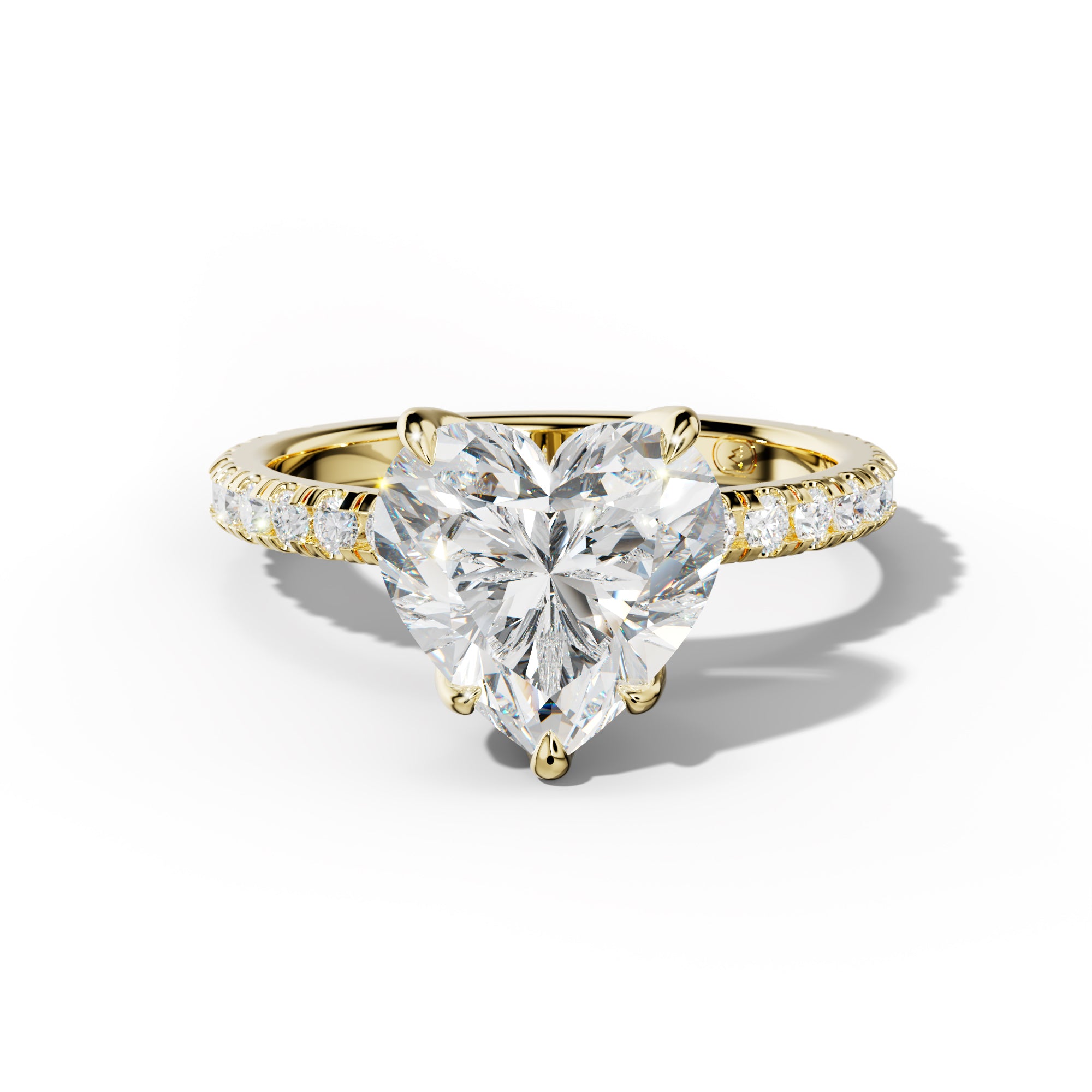 Claire Heart Cut Engagement Ring