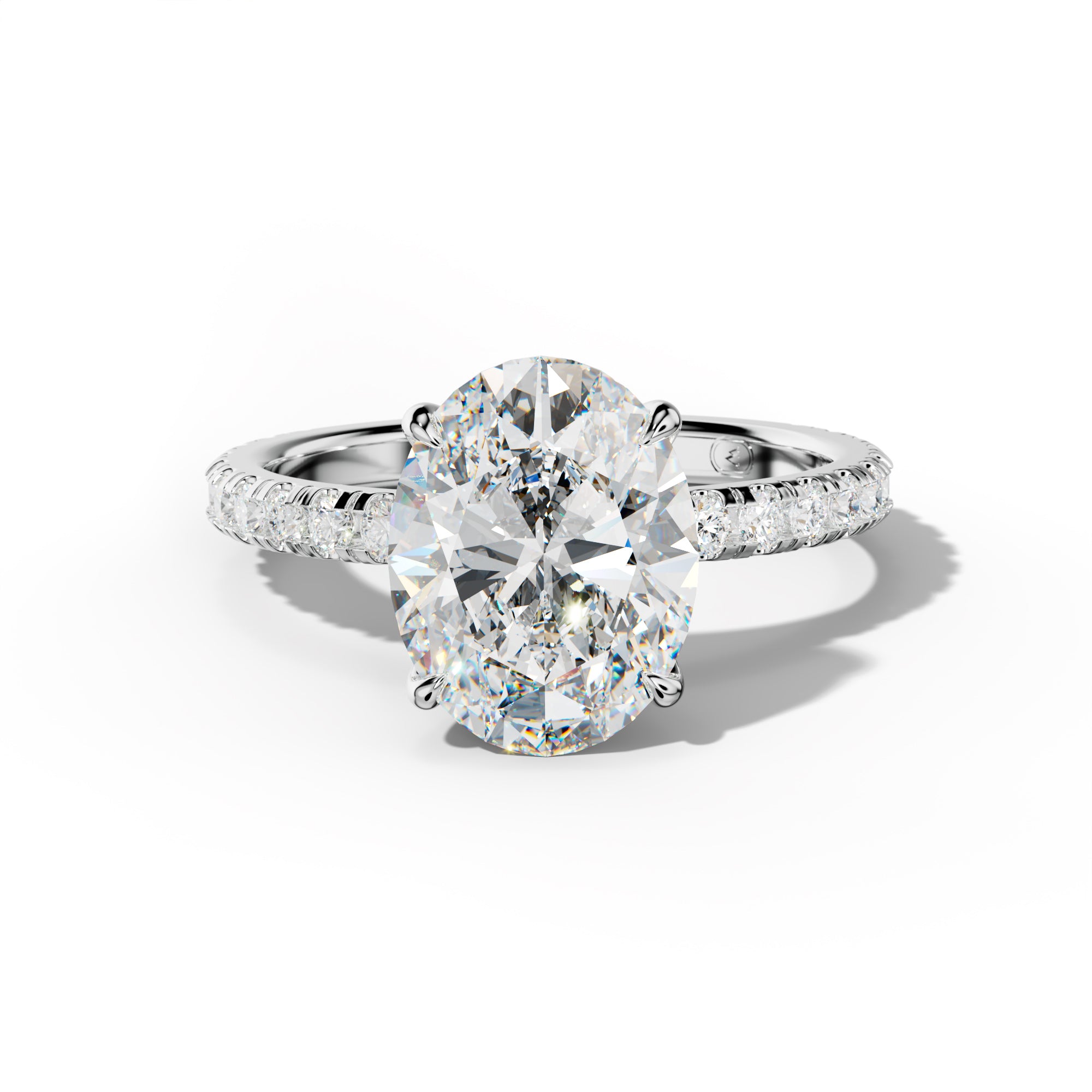 Claire Oval Diamond Engagement Ring