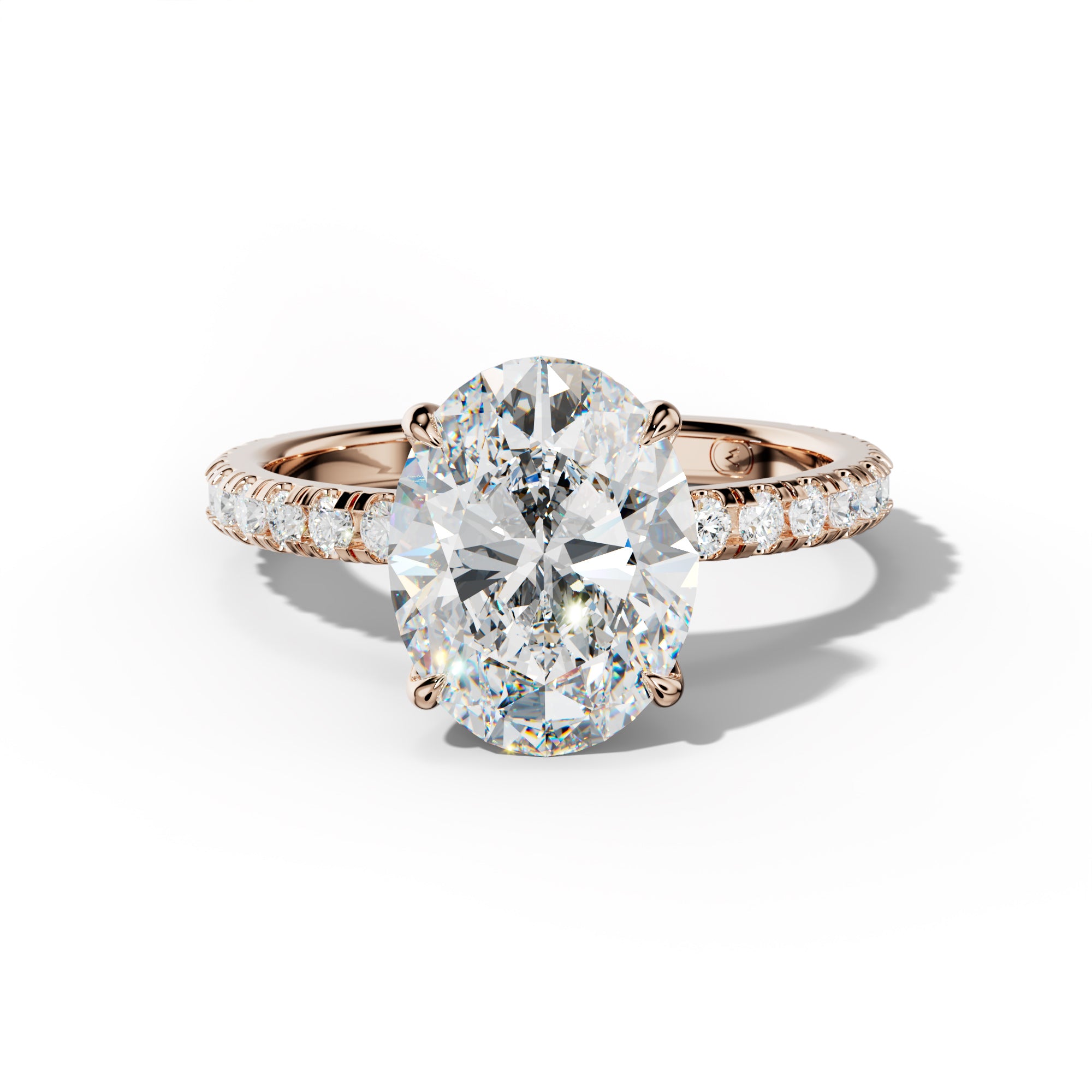 Claire Oval Diamond Engagement Ring