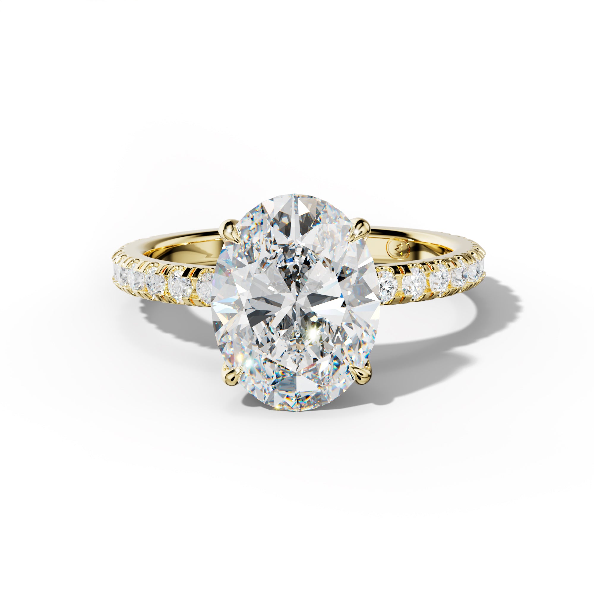 Claire Oval Diamond Engagement Ring