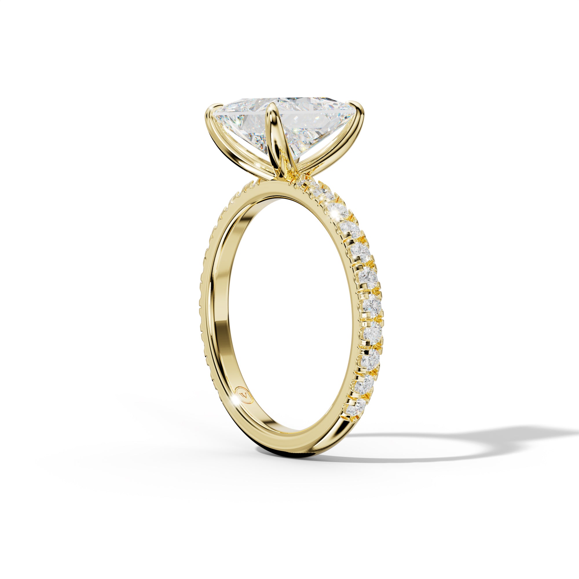 Claire Princess Cut Engagement Ring