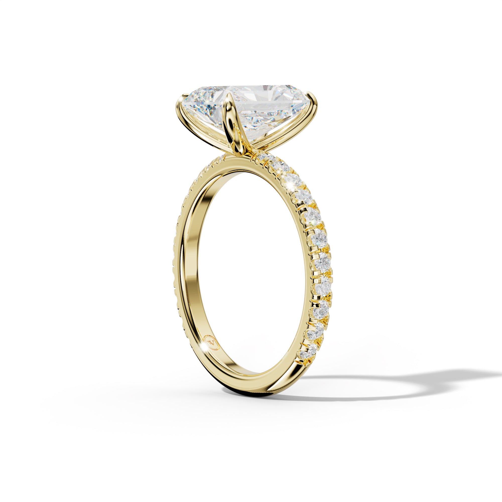 Claire Radiant Cut Engagement Ring