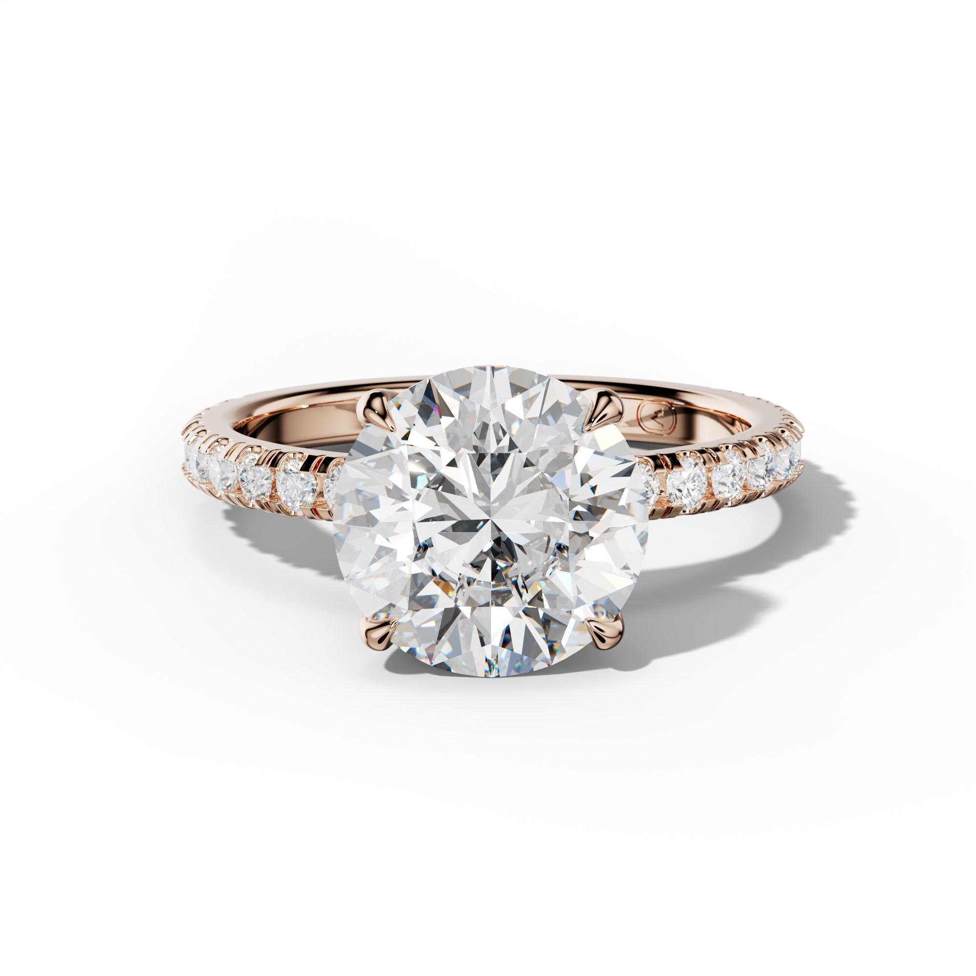 Claire Round Diamond Engagement Ring