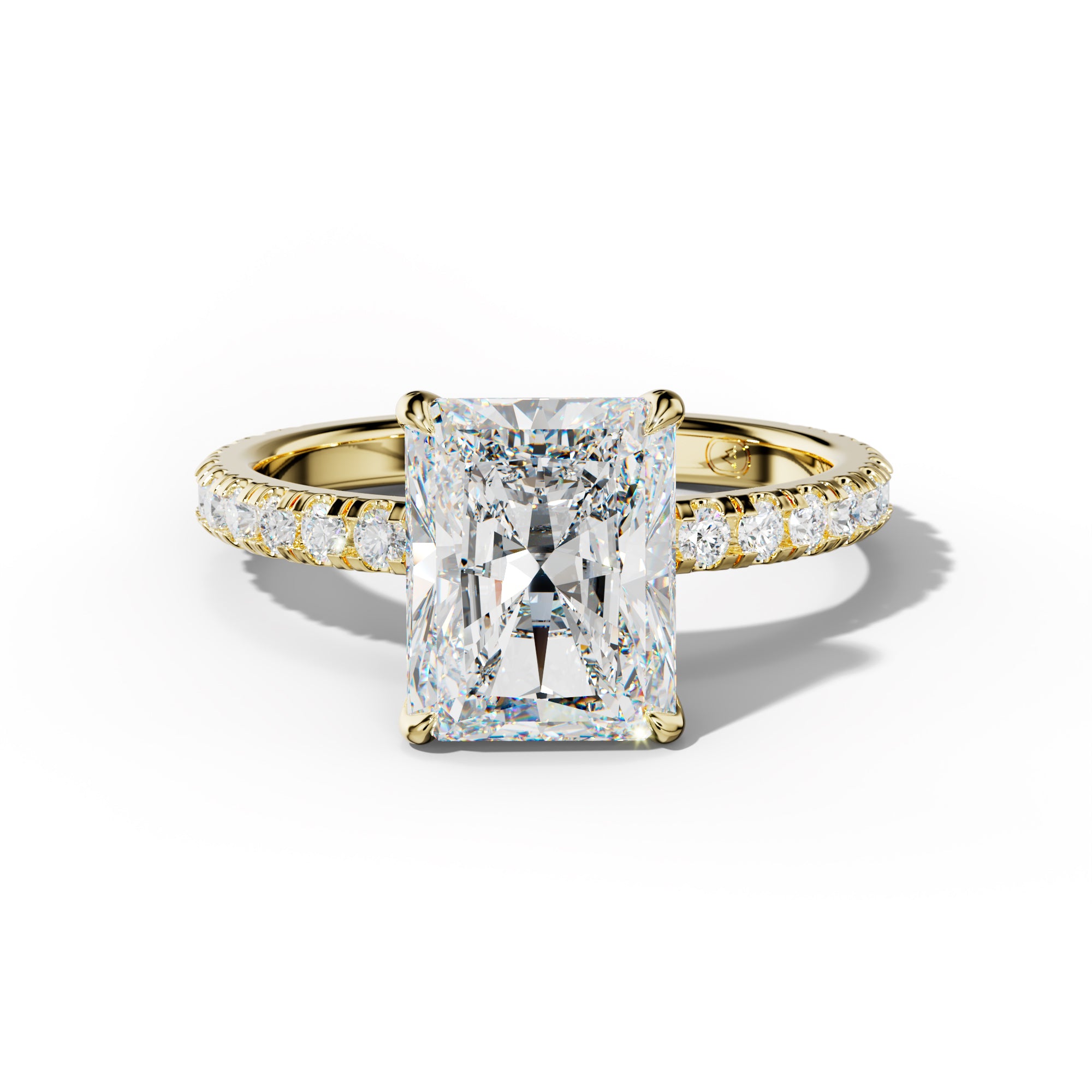 Claire Radiant Cut Engagement Ring