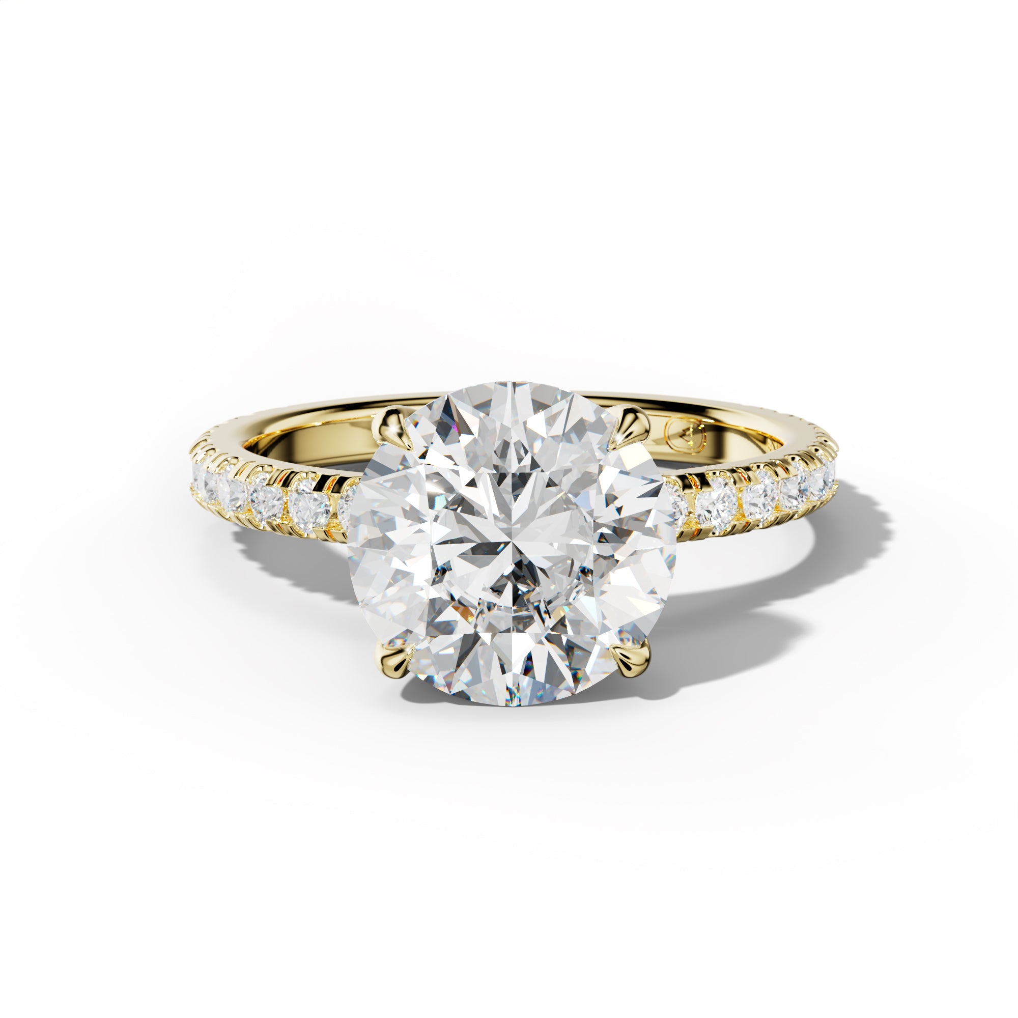 Claire Round Diamond Engagement Ring