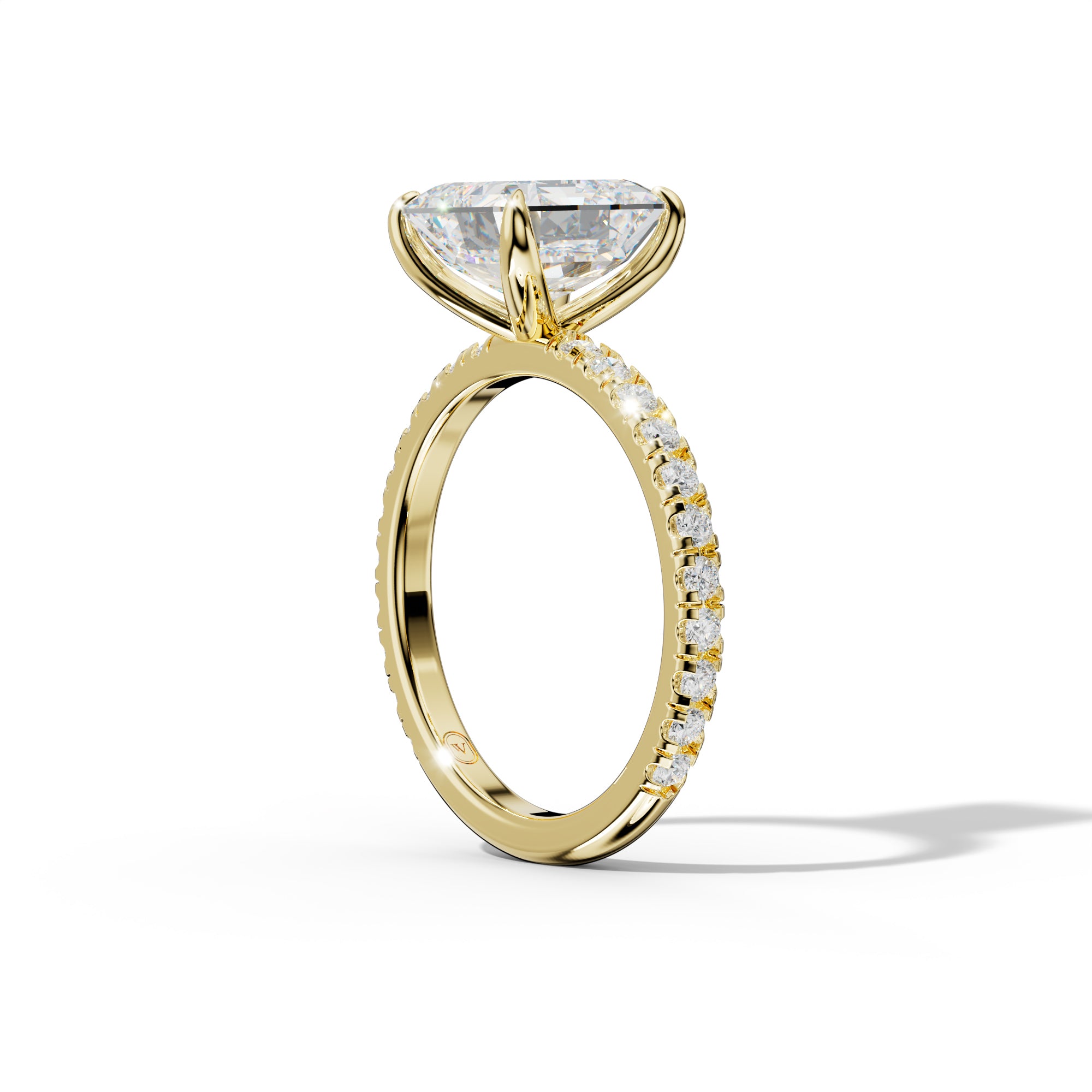 Claire Asscher Cut Engagement Ring