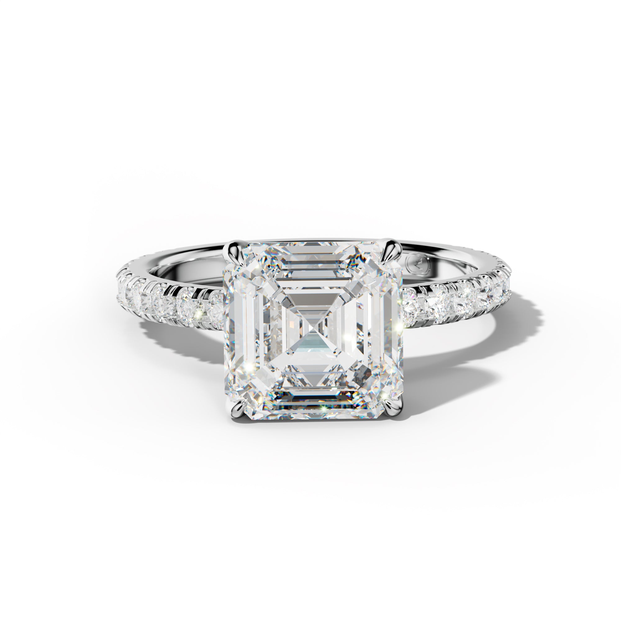 Claire Asscher Cut Engagement Ring