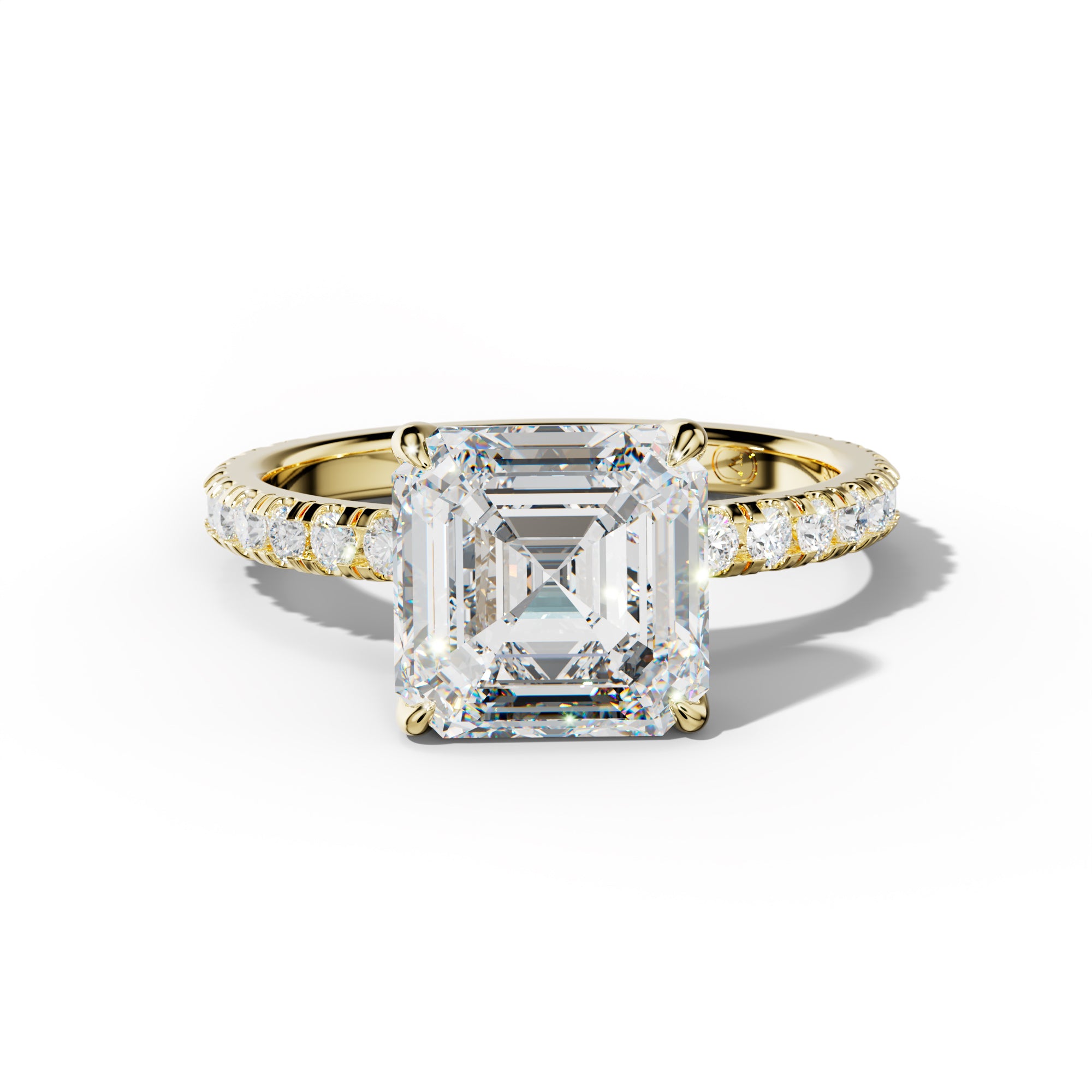 Claire Asscher Cut Engagement Ring