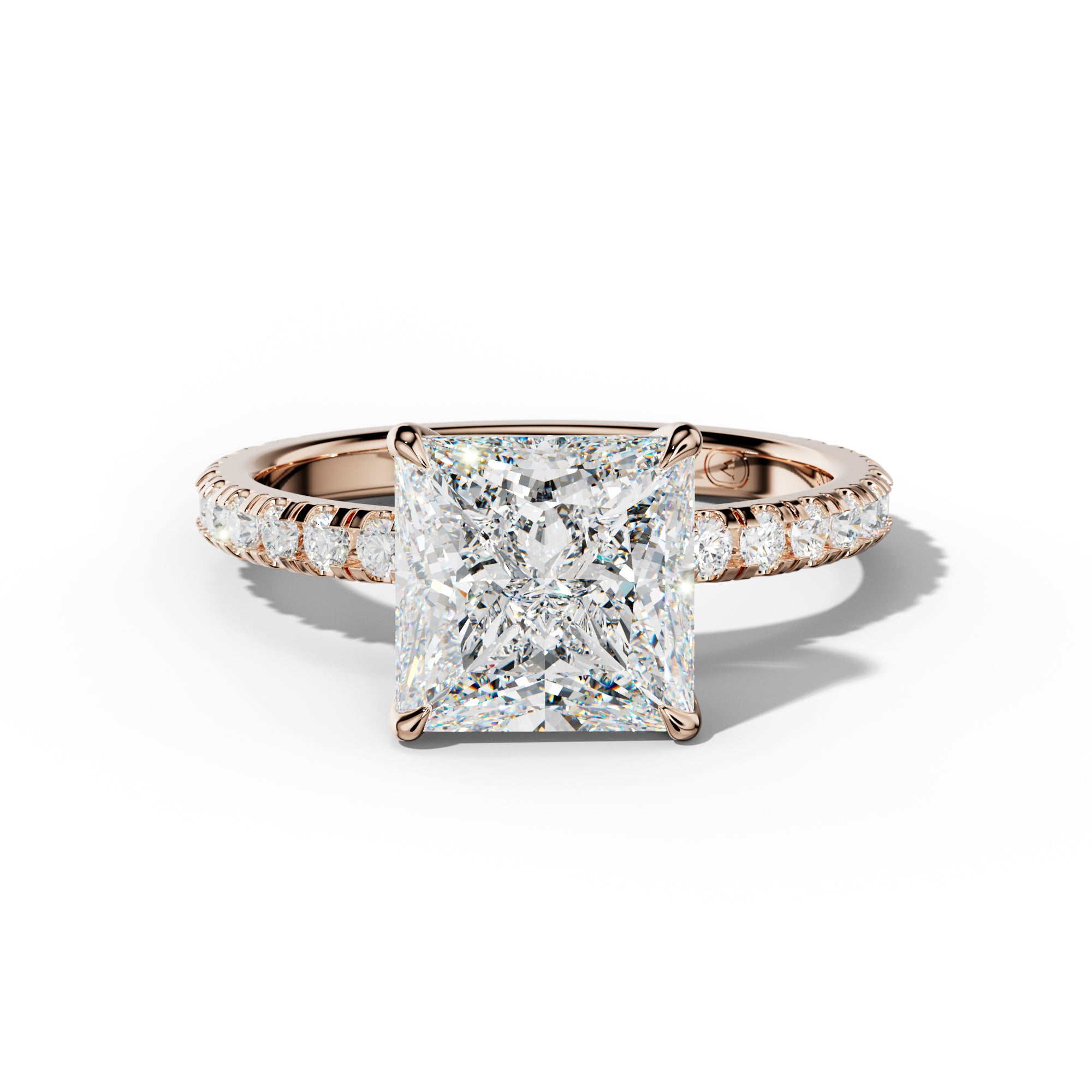 Claire Princess Cut Engagement Ring
