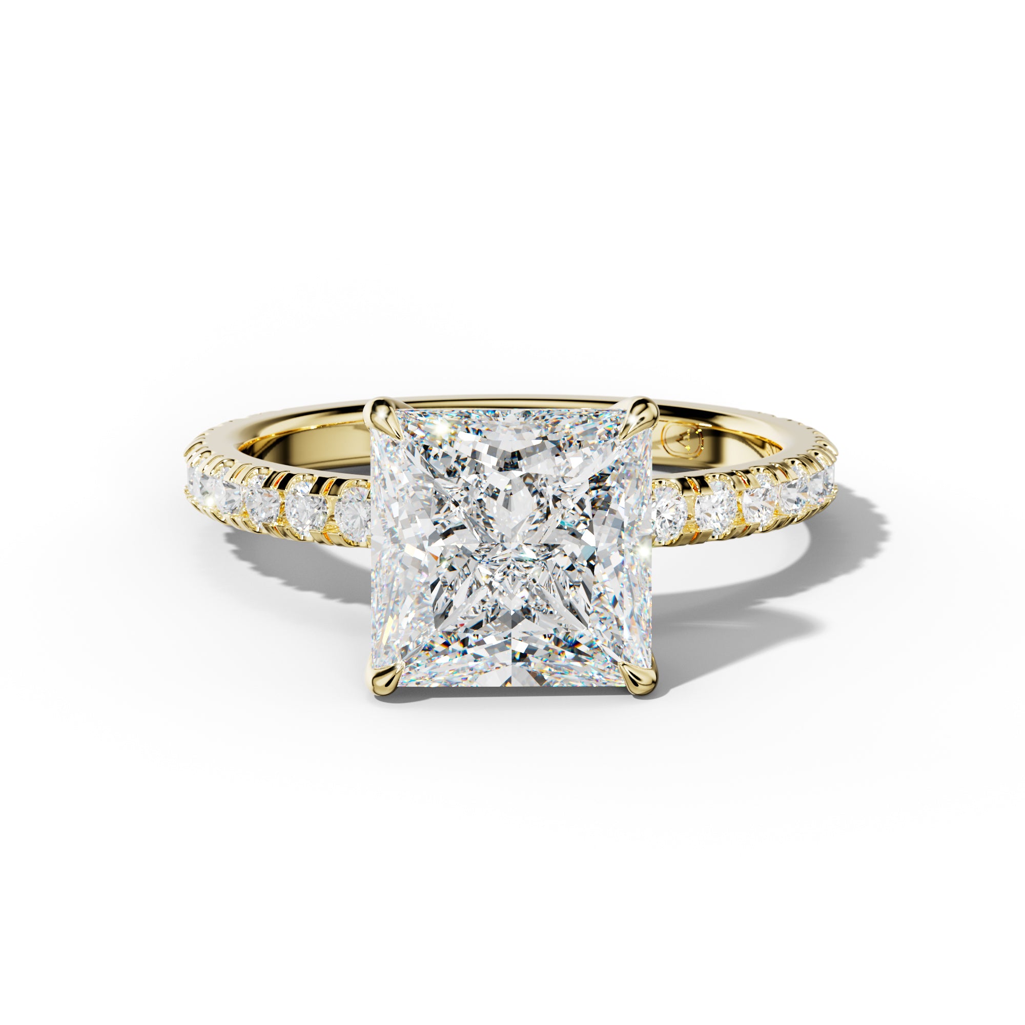 Claire Princess Cut Engagement Ring