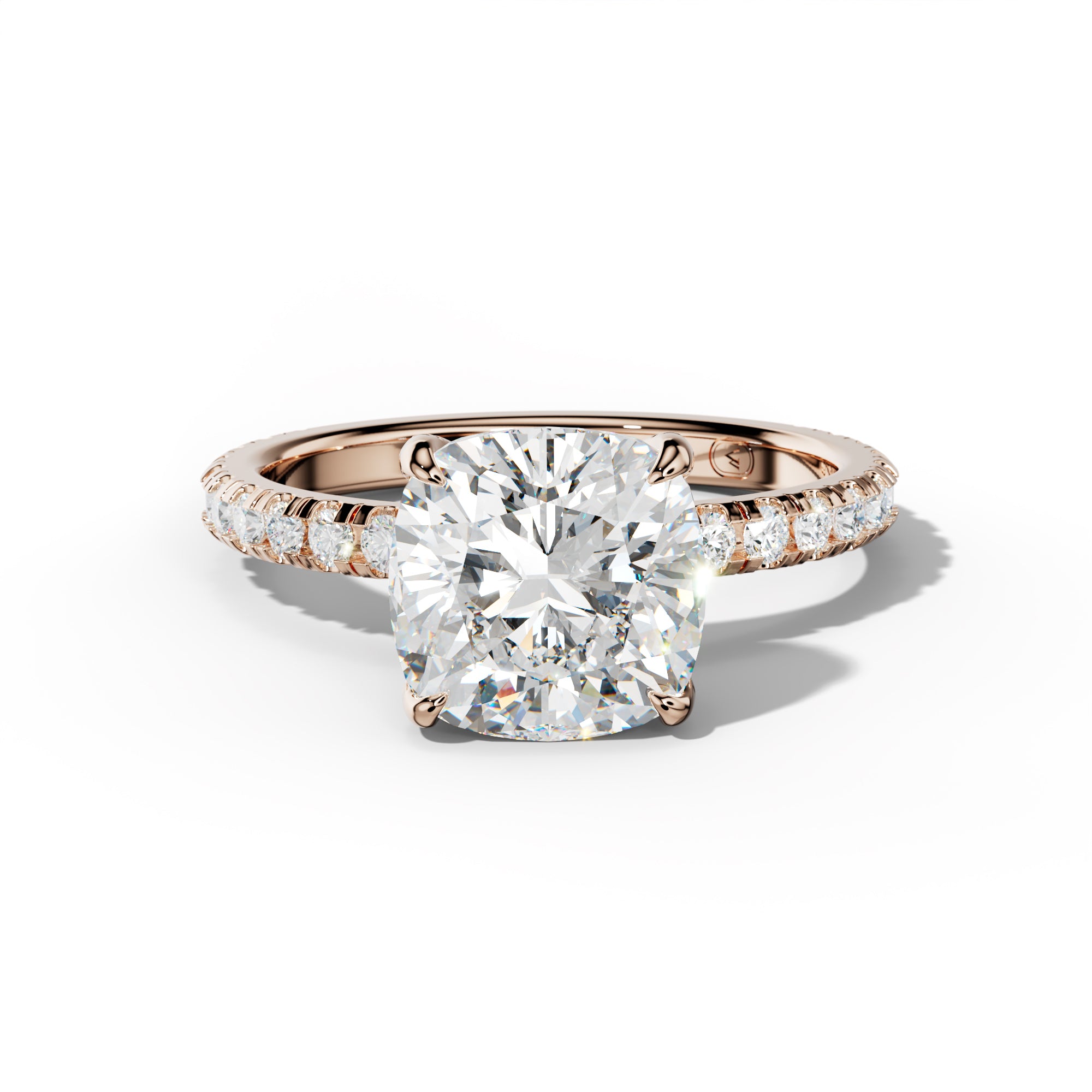 Lucy Cushion Cut Engagement Ring