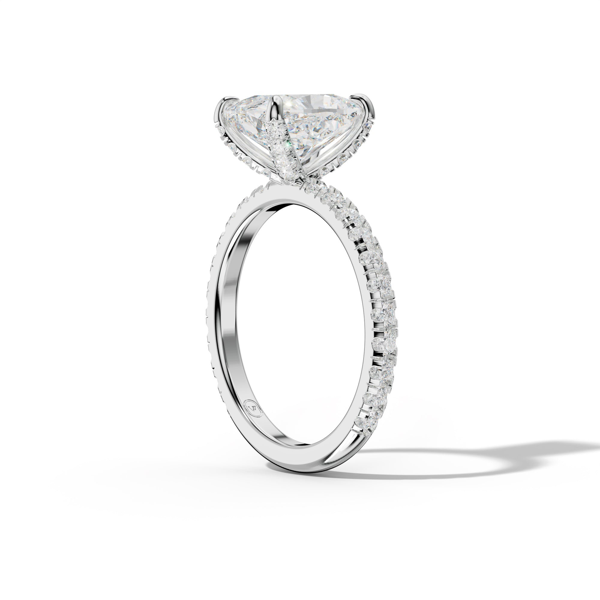 Lucy Elongated Cushion Cut Engagement Ring