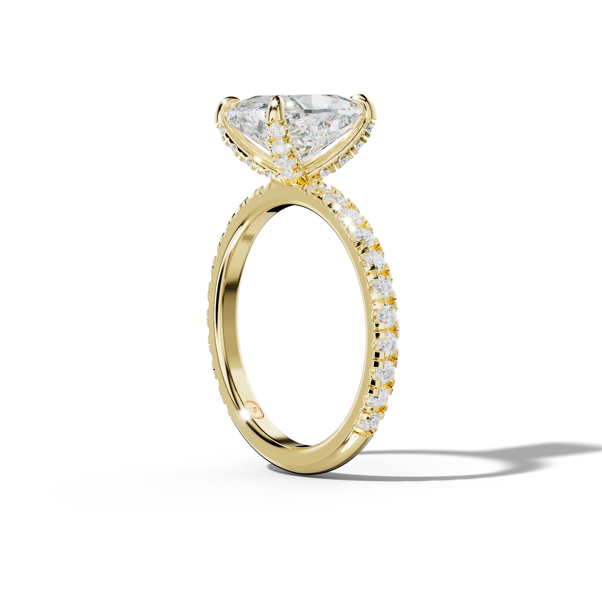 Lucy Elongated Cushion Cut Engagement Ring