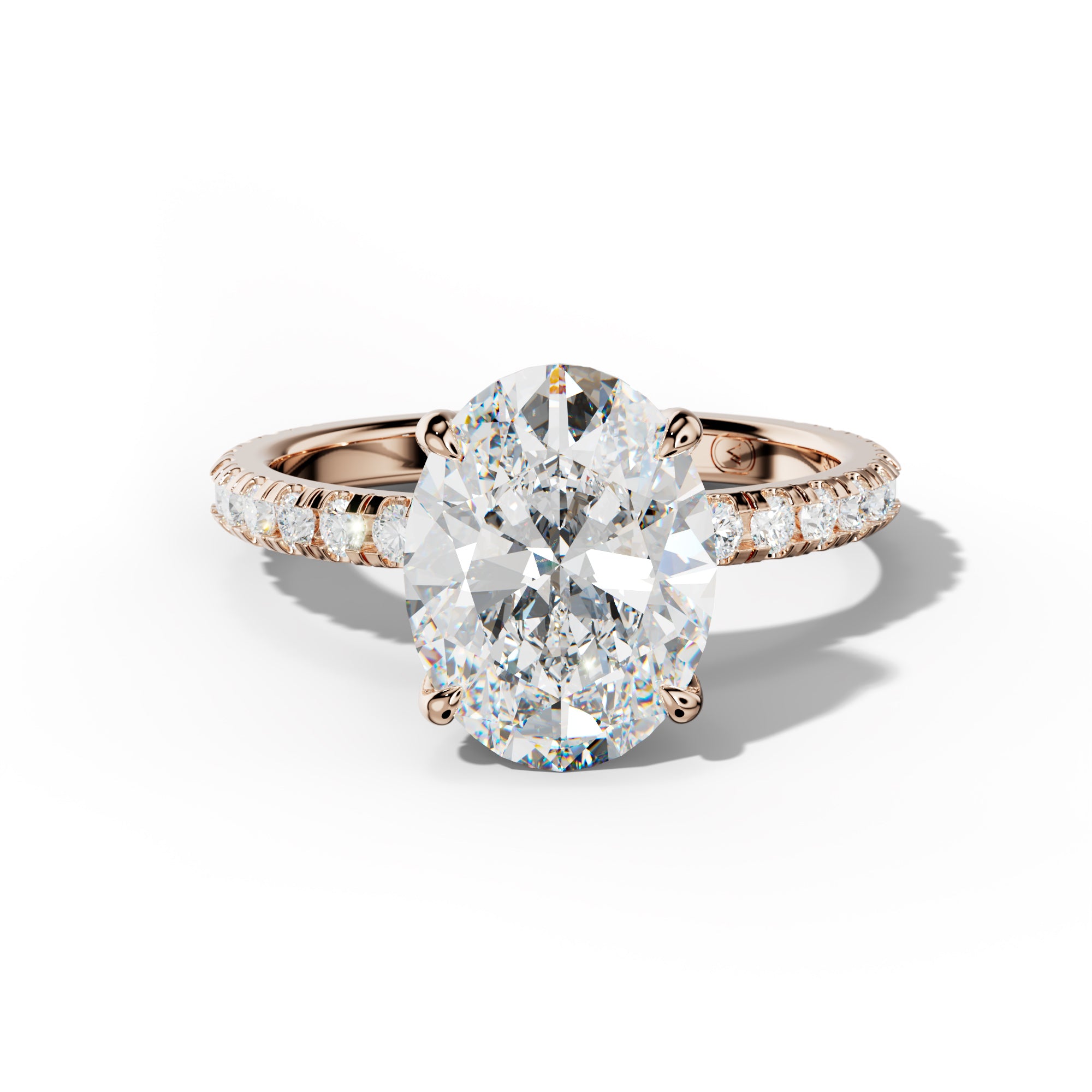 Lucy Oval Diamond Engagement Ring