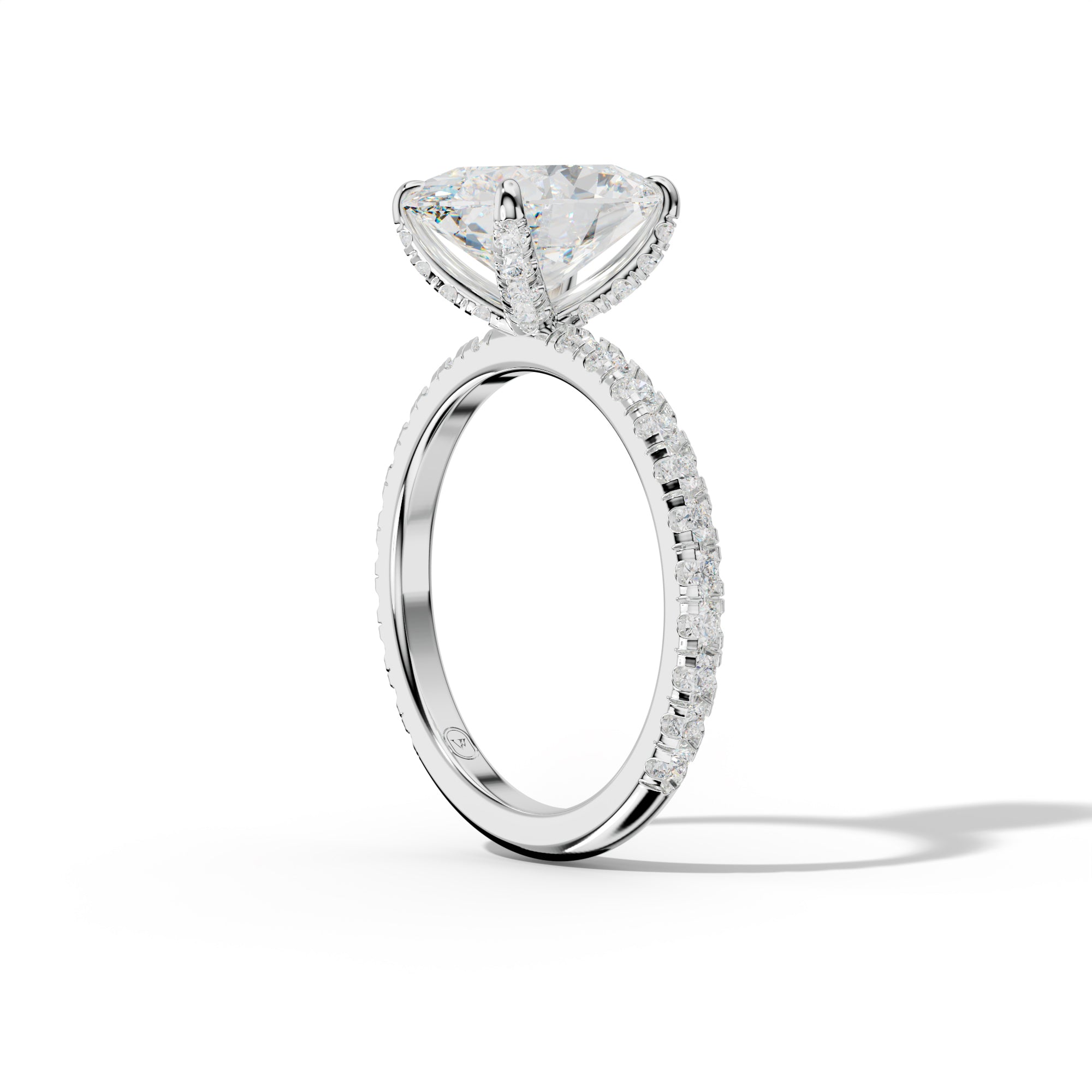 Lucy Oval Diamond Engagement Ring