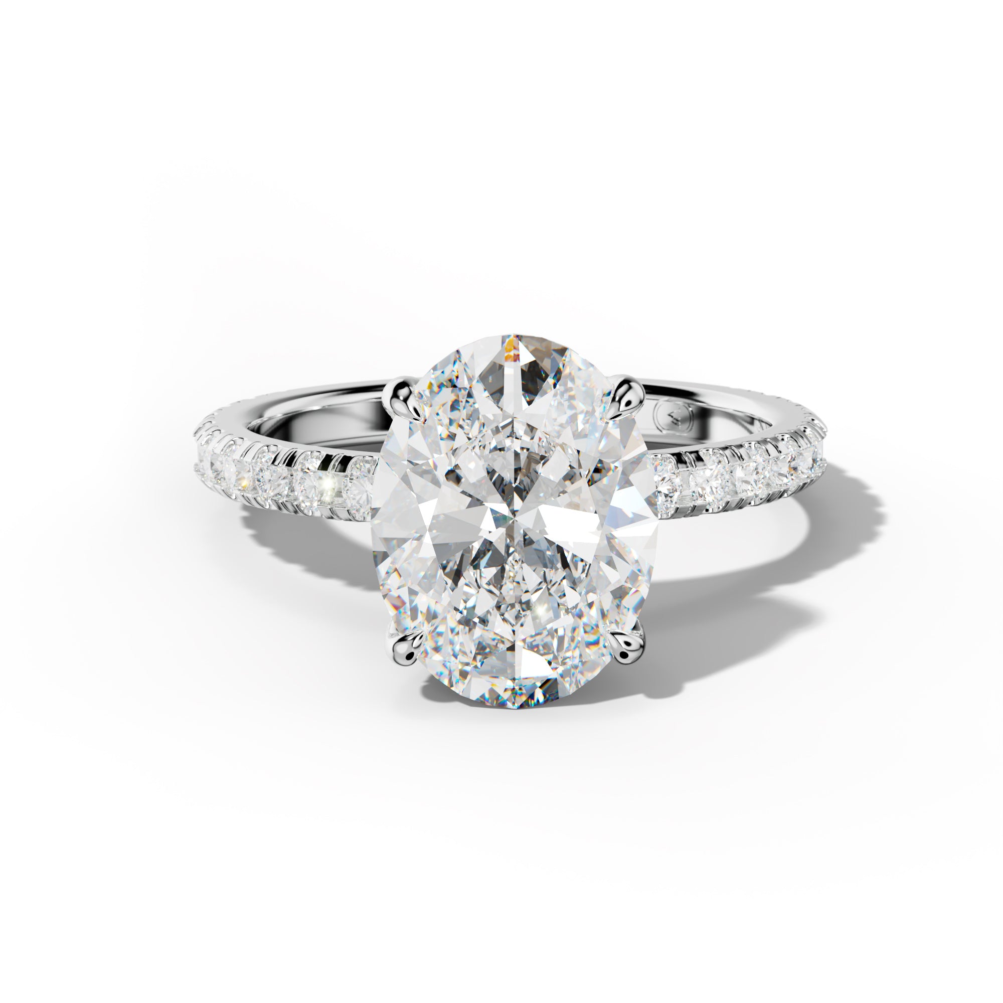 Lucy Oval Diamond Engagement Ring