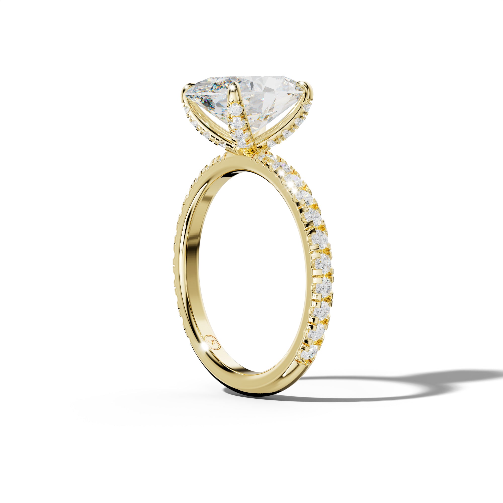 Lucy Oval Diamond Engagement Ring