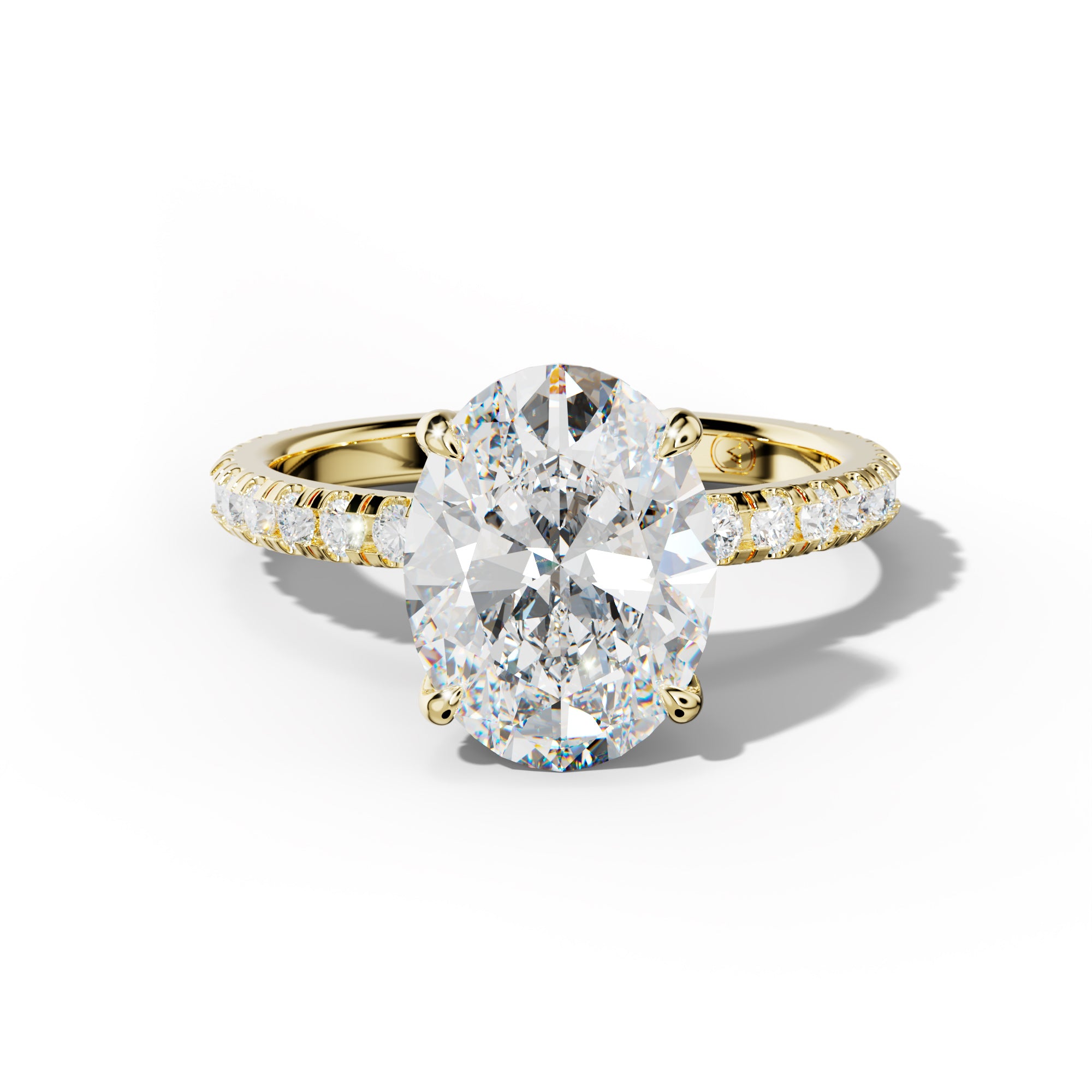 Lucy Oval Diamond Engagement Ring