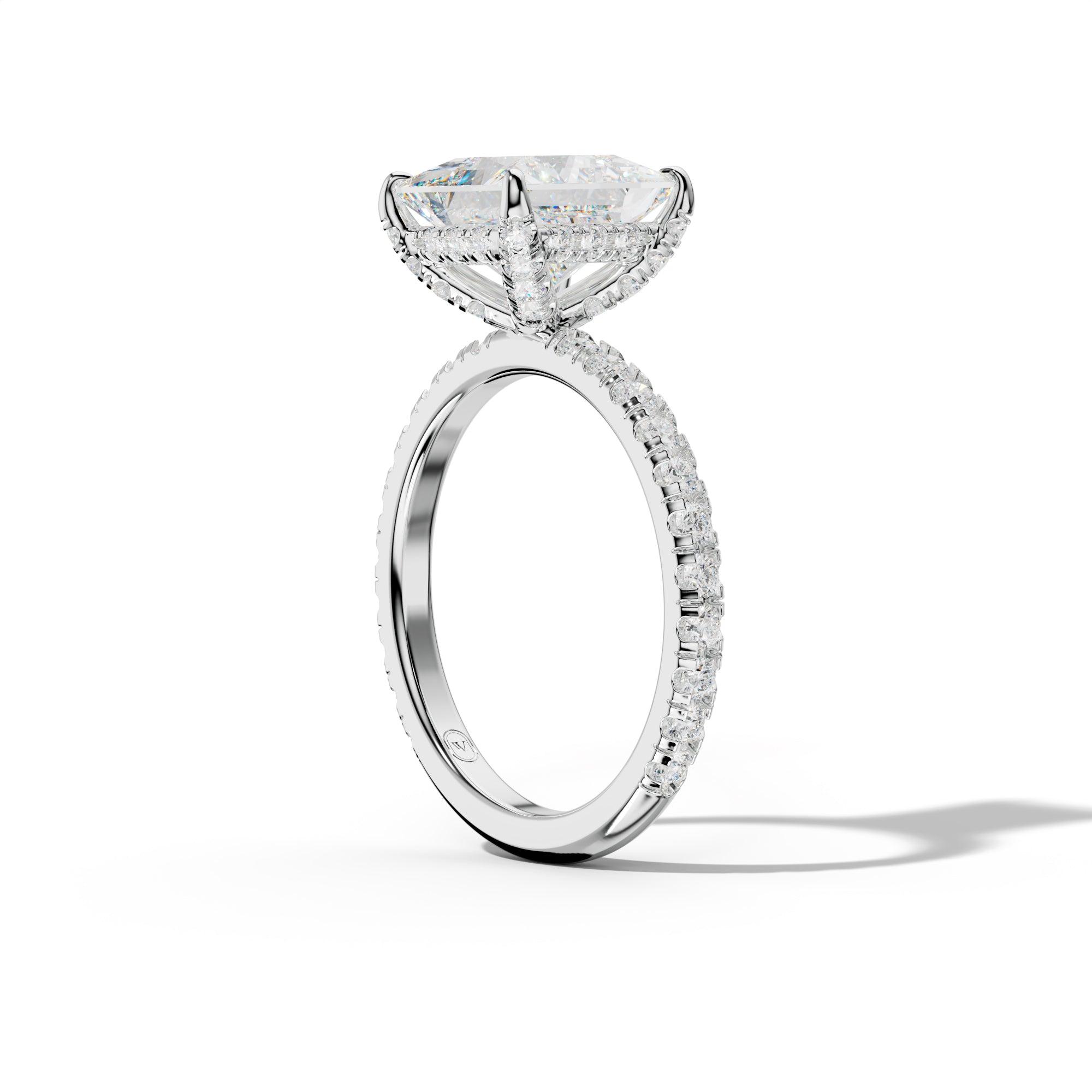 Juliet Princess Cut Engagement Ring