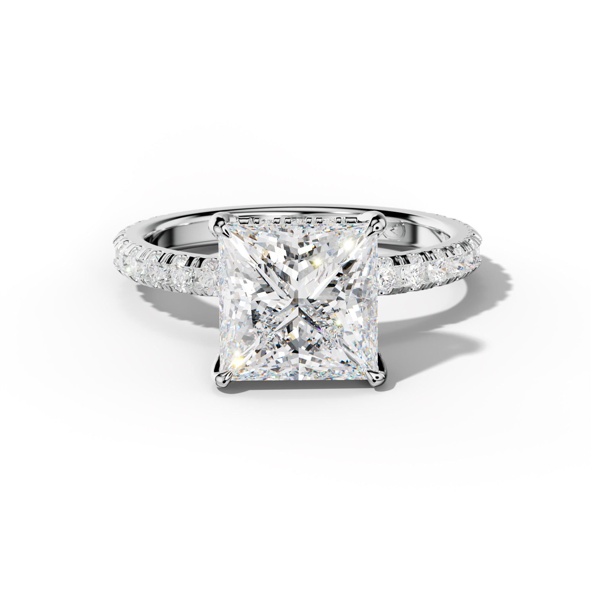 Juliet Princess Cut Engagement Ring
