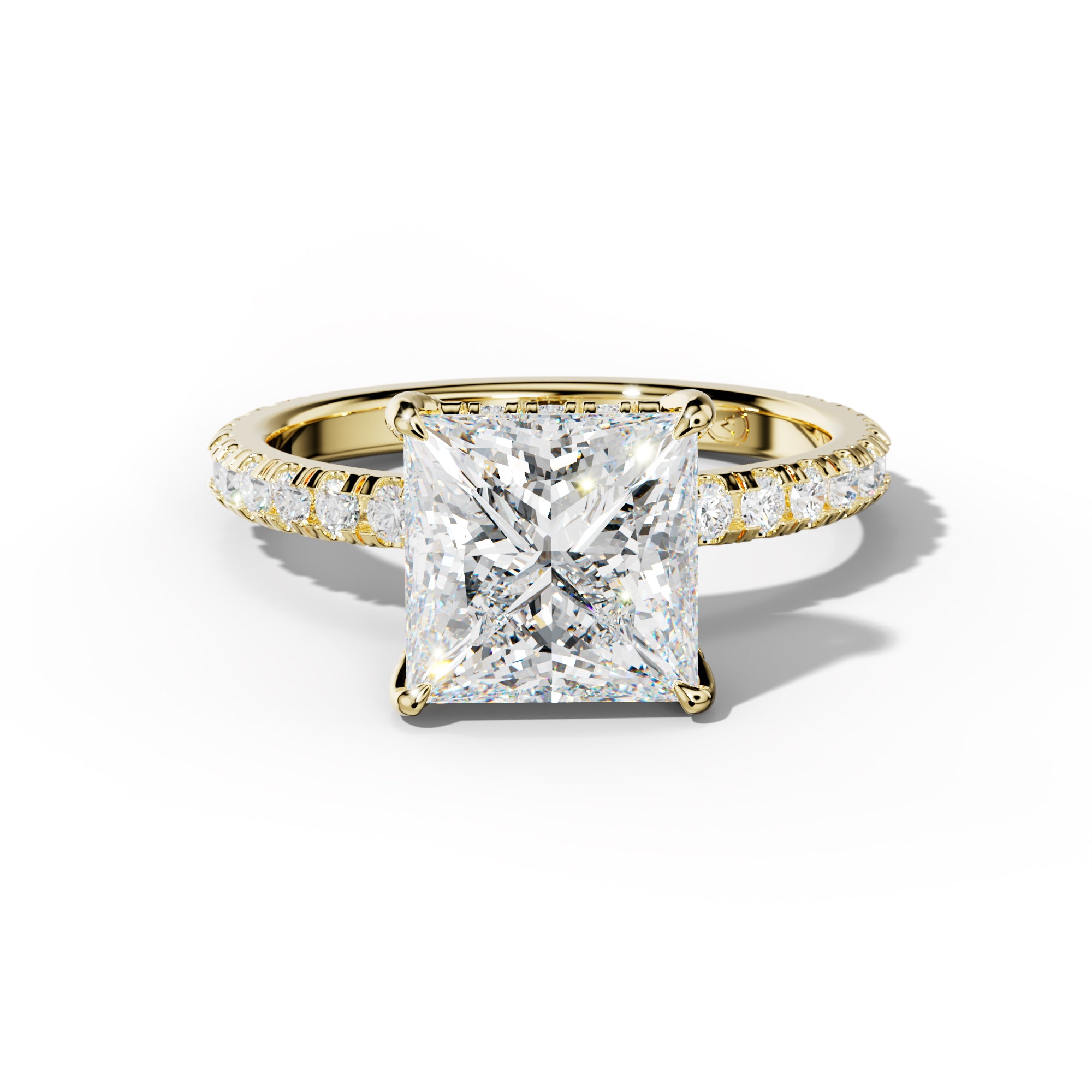Juliet Princess Cut Engagement Ring