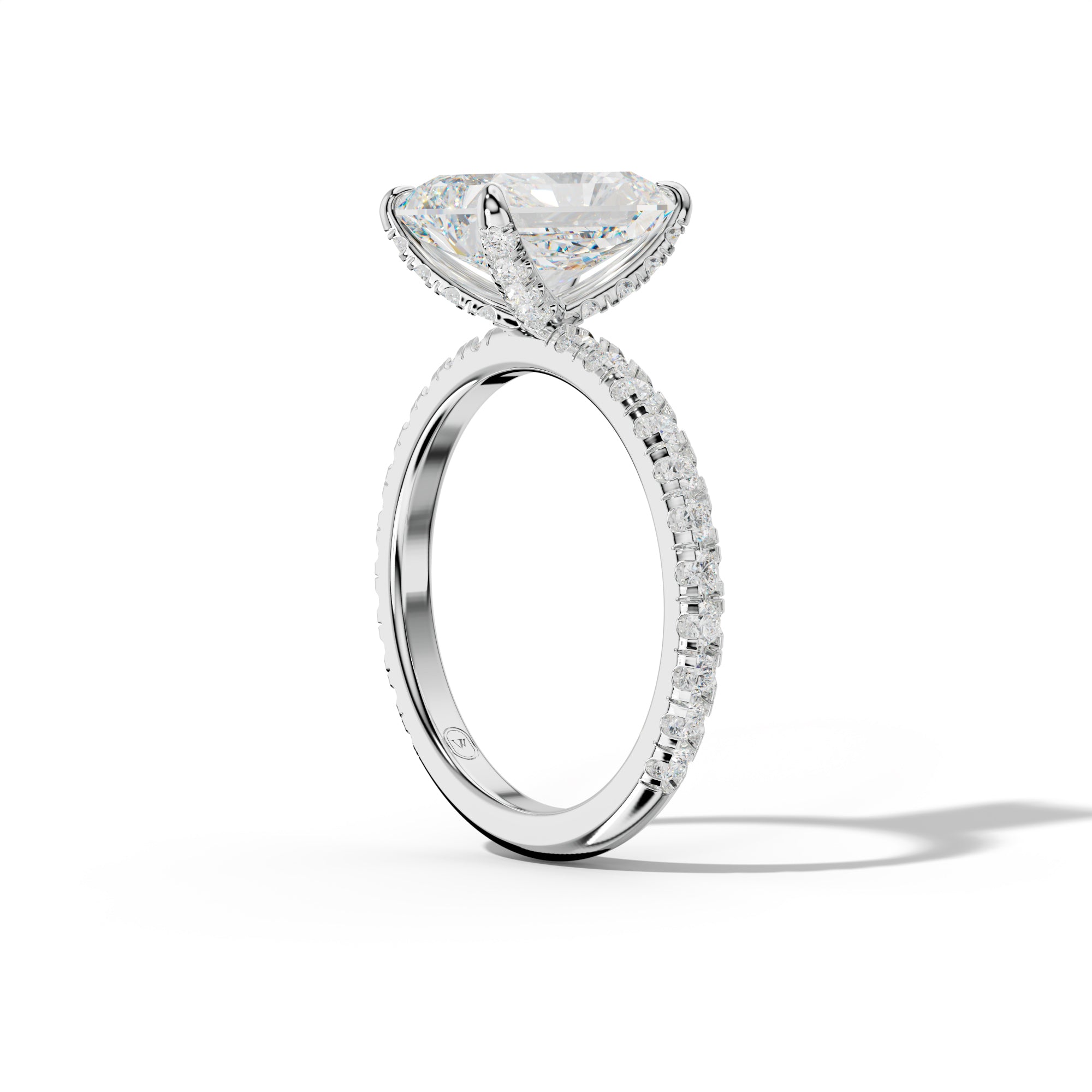 Lucy Radiant Cut Engagement Ring