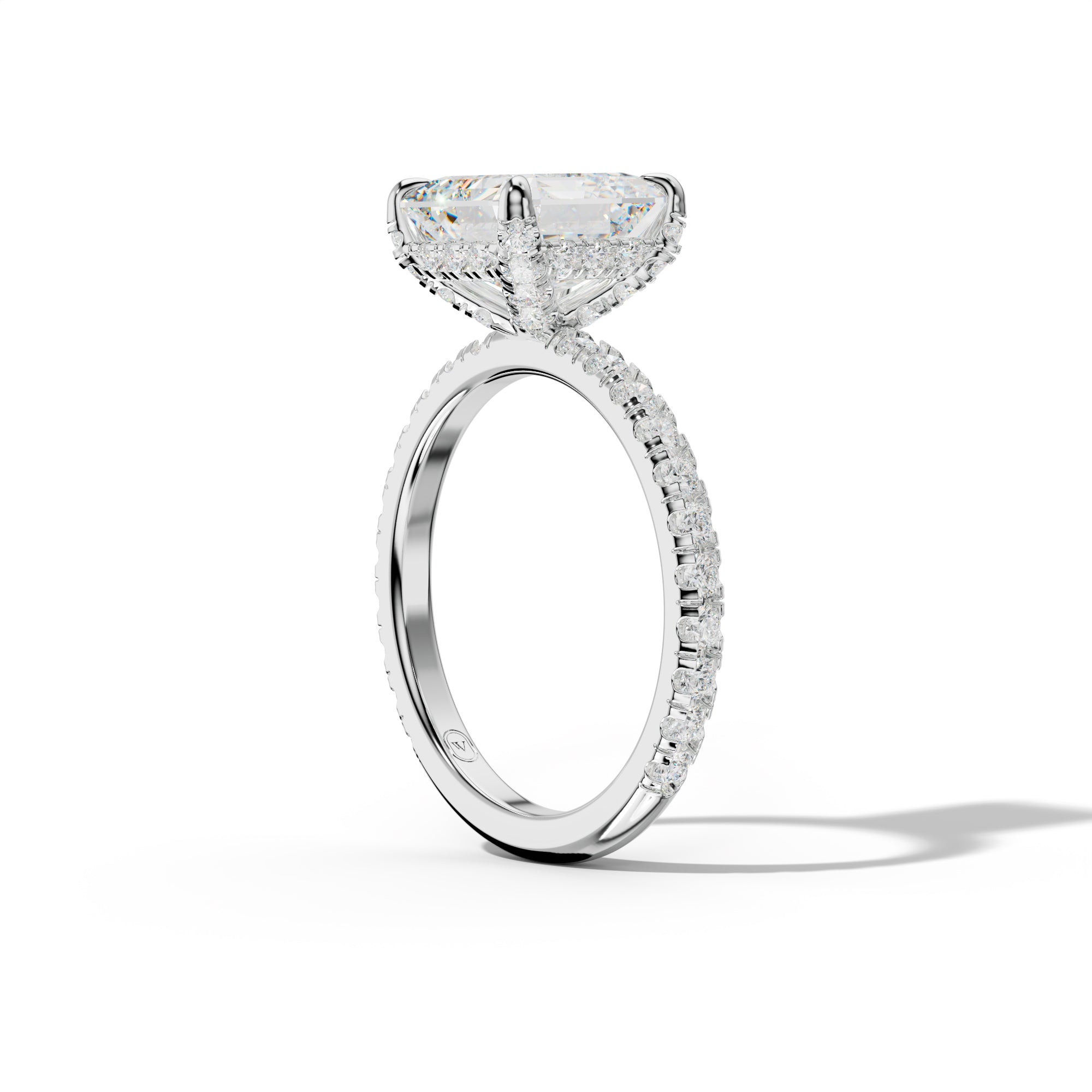 Juliet Asscher Cut Engagement Ring