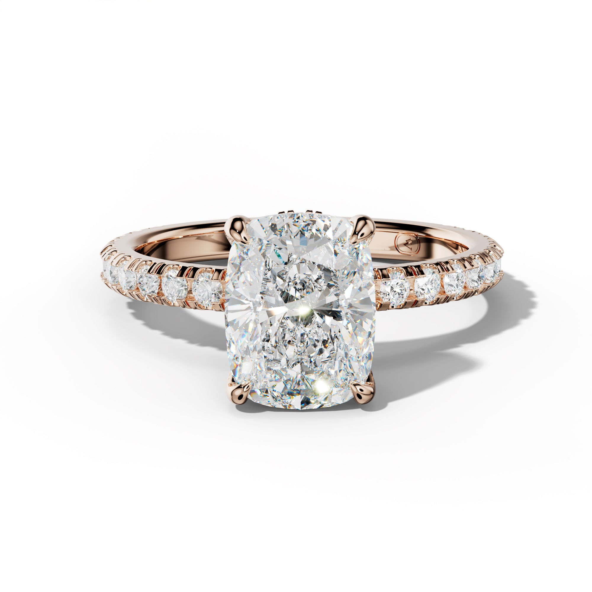 Juliet Elongated Cushion Cut Engagement Ring
