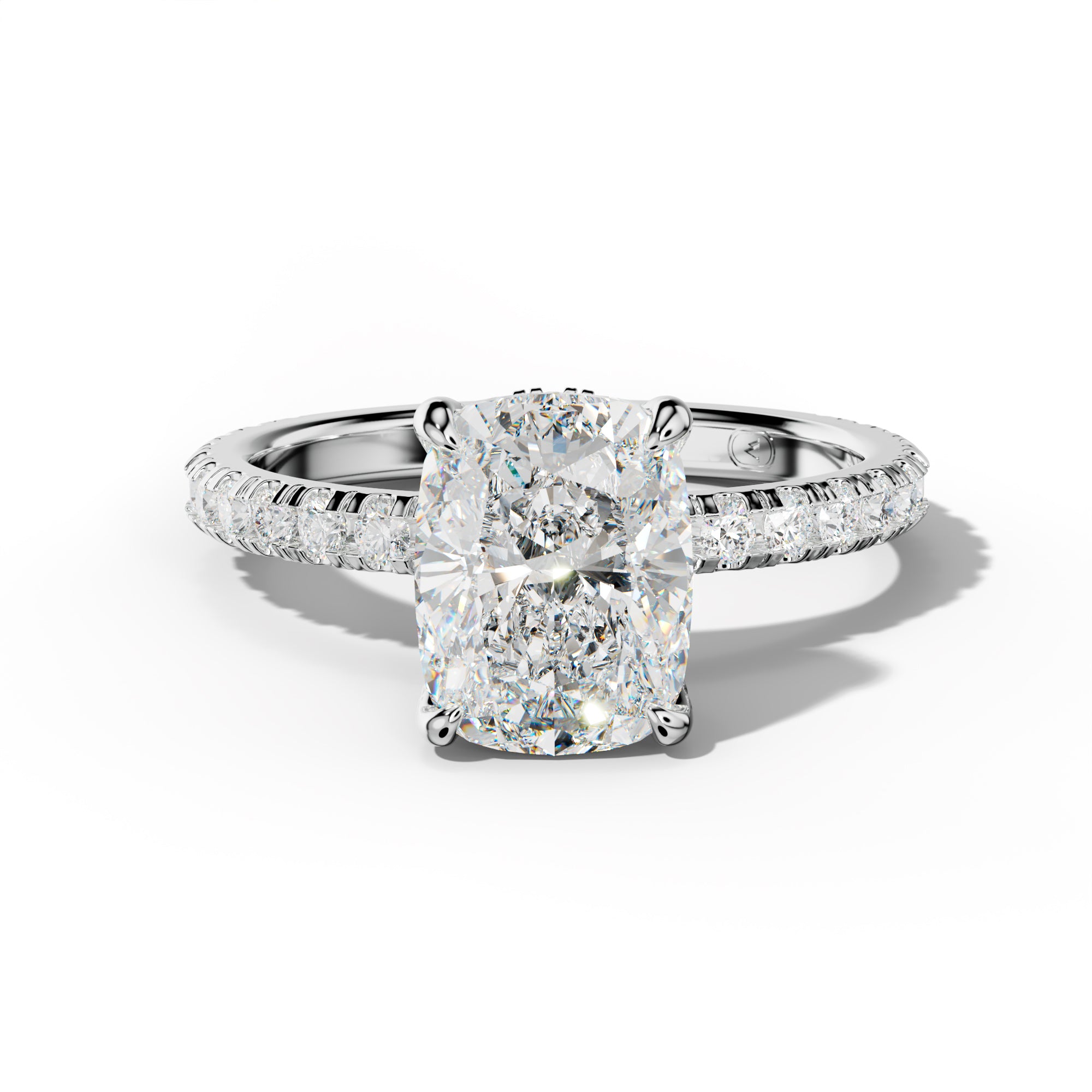 Juliet Elongated Cushion Cut Engagement Ring