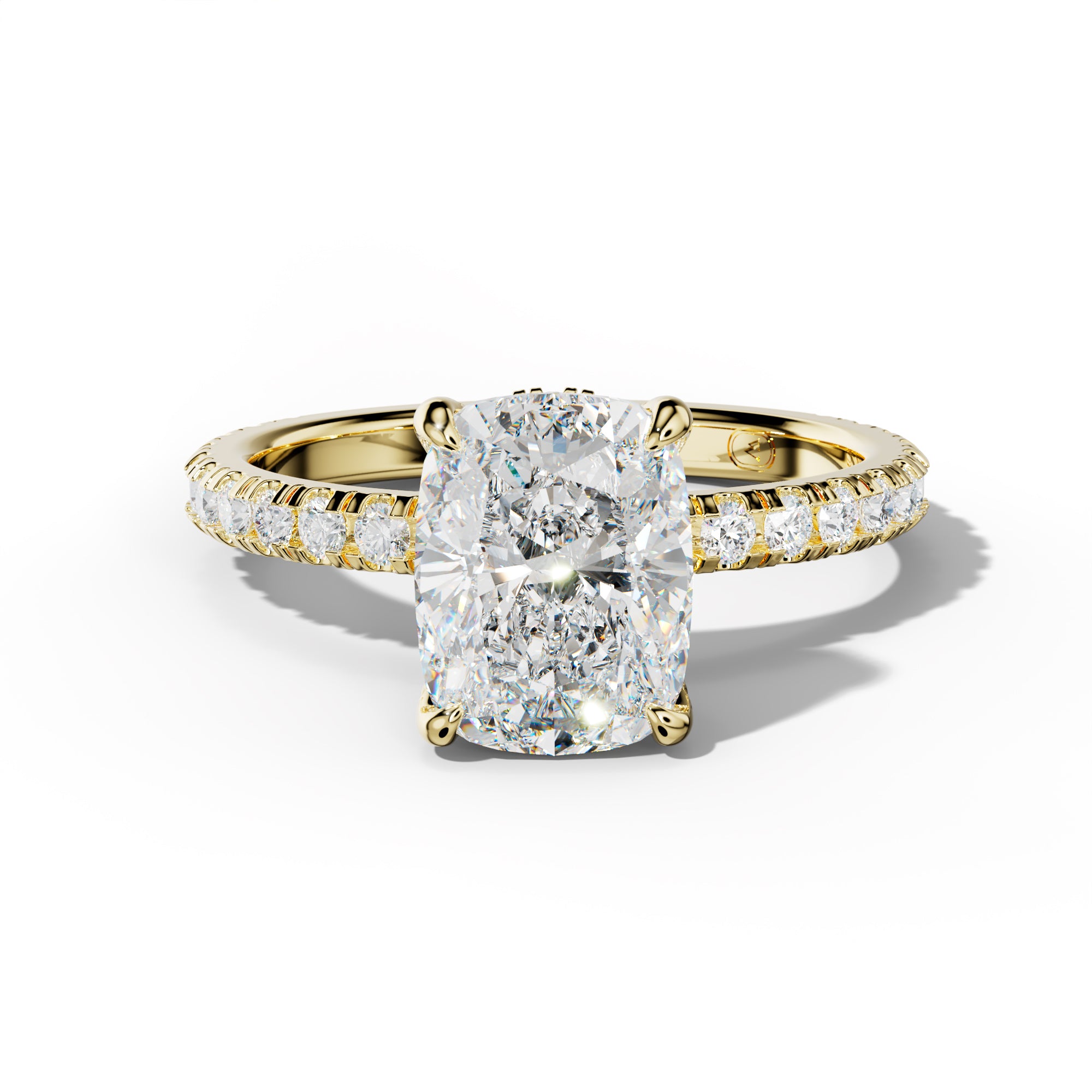 Juliet Elongated Cushion Cut Engagement Ring