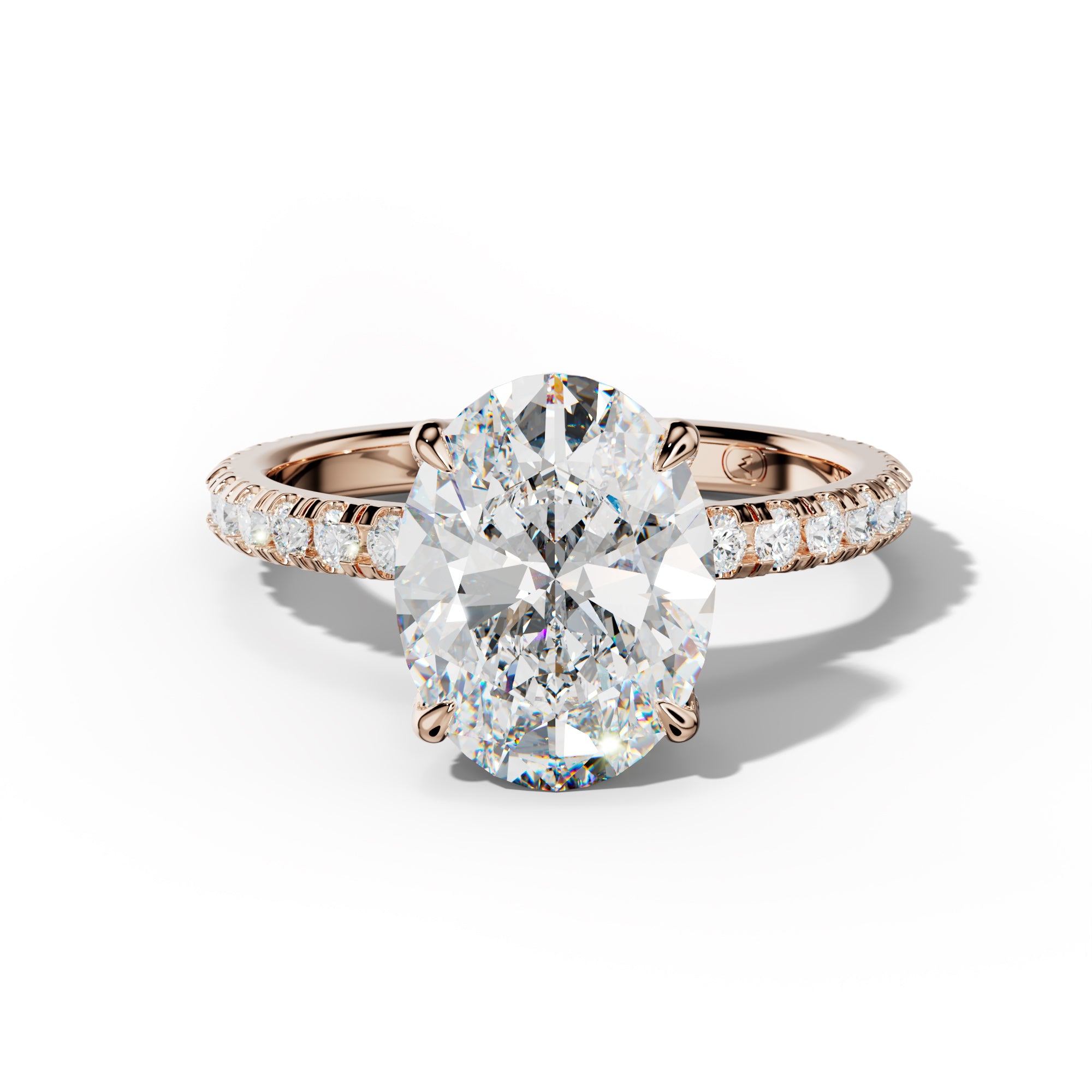Juliet Oval Diamond Engagement Ring