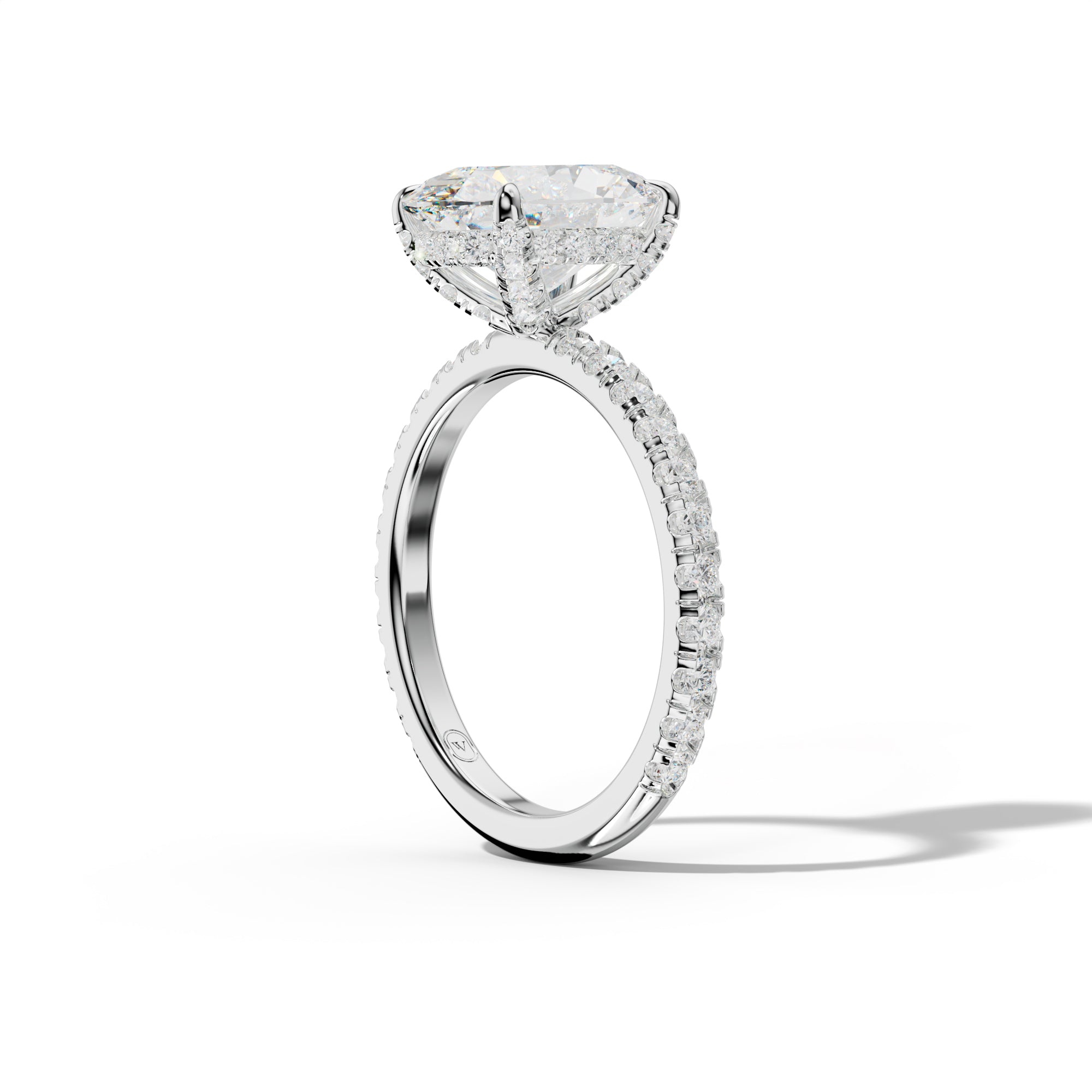 Juliet Oval Diamond Engagement Ring