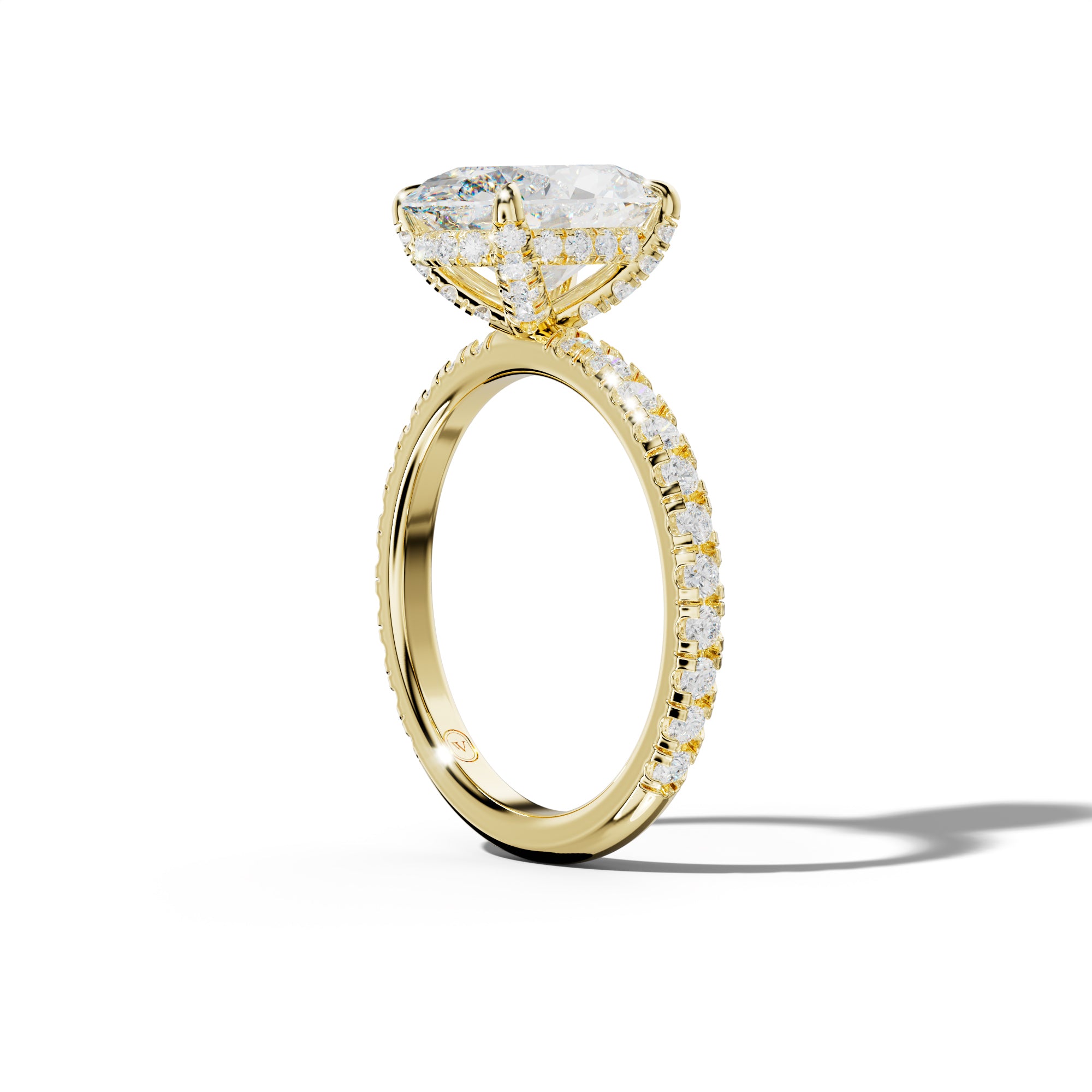 Juliet Oval Diamond Engagement Ring