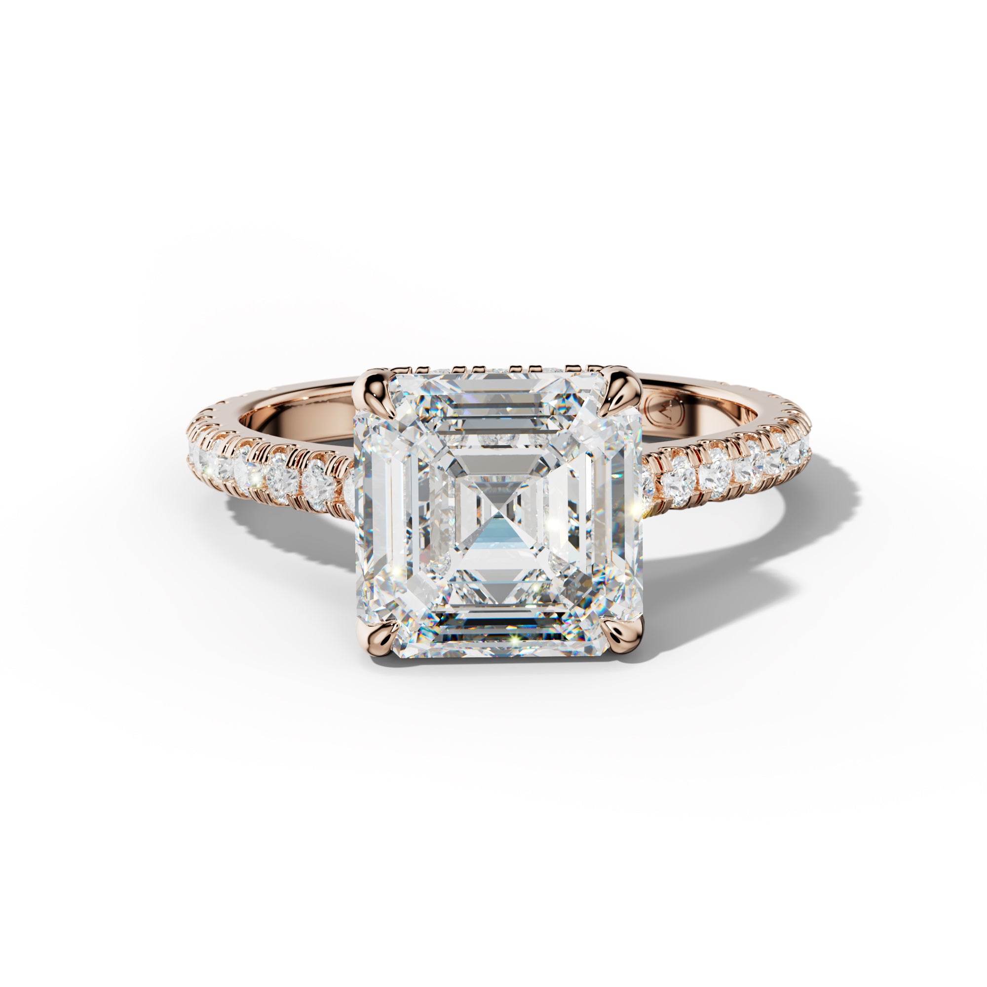 Stella Asscher Cut Engagement Ring