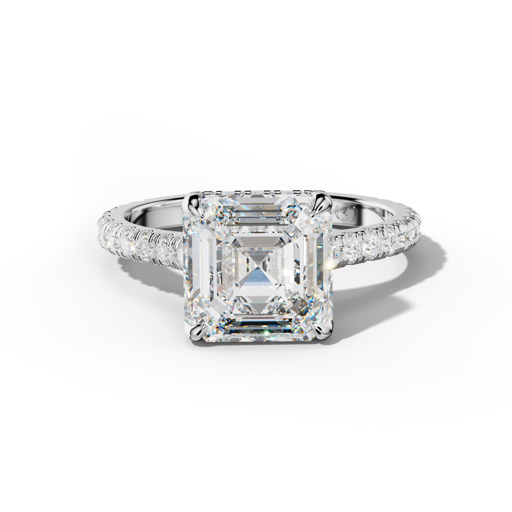 Stella Asscher Cut Engagement Ring