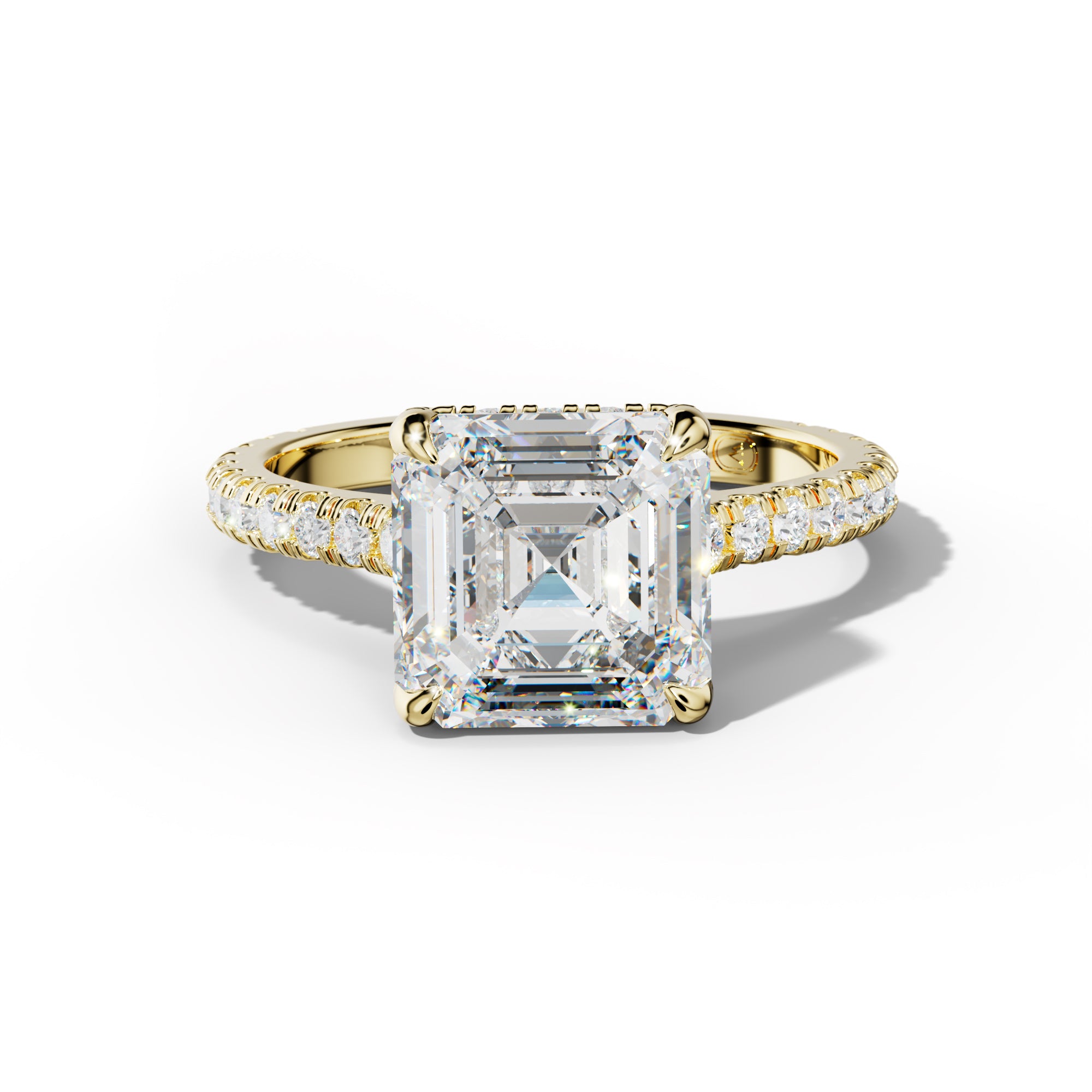 Stella Asscher Cut Engagement Ring