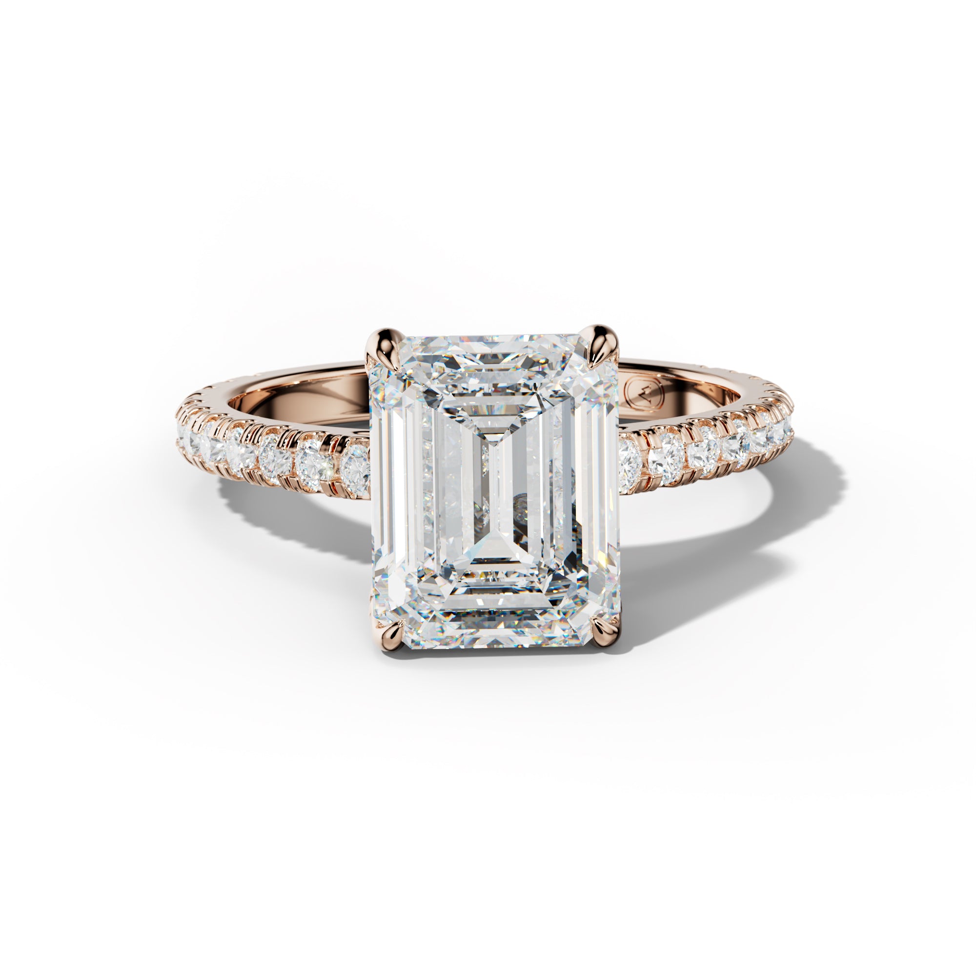 Stella Emerald Cut Engagement Ring