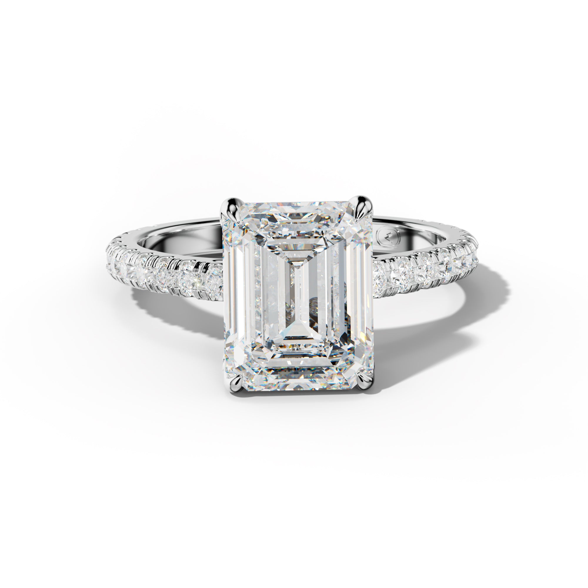 Stella Emerald Cut Engagement Ring