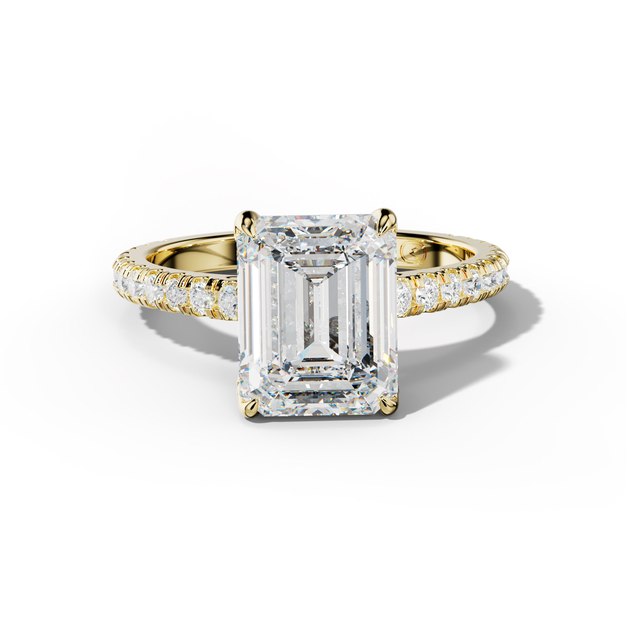Stella Emerald Cut Engagement Ring
