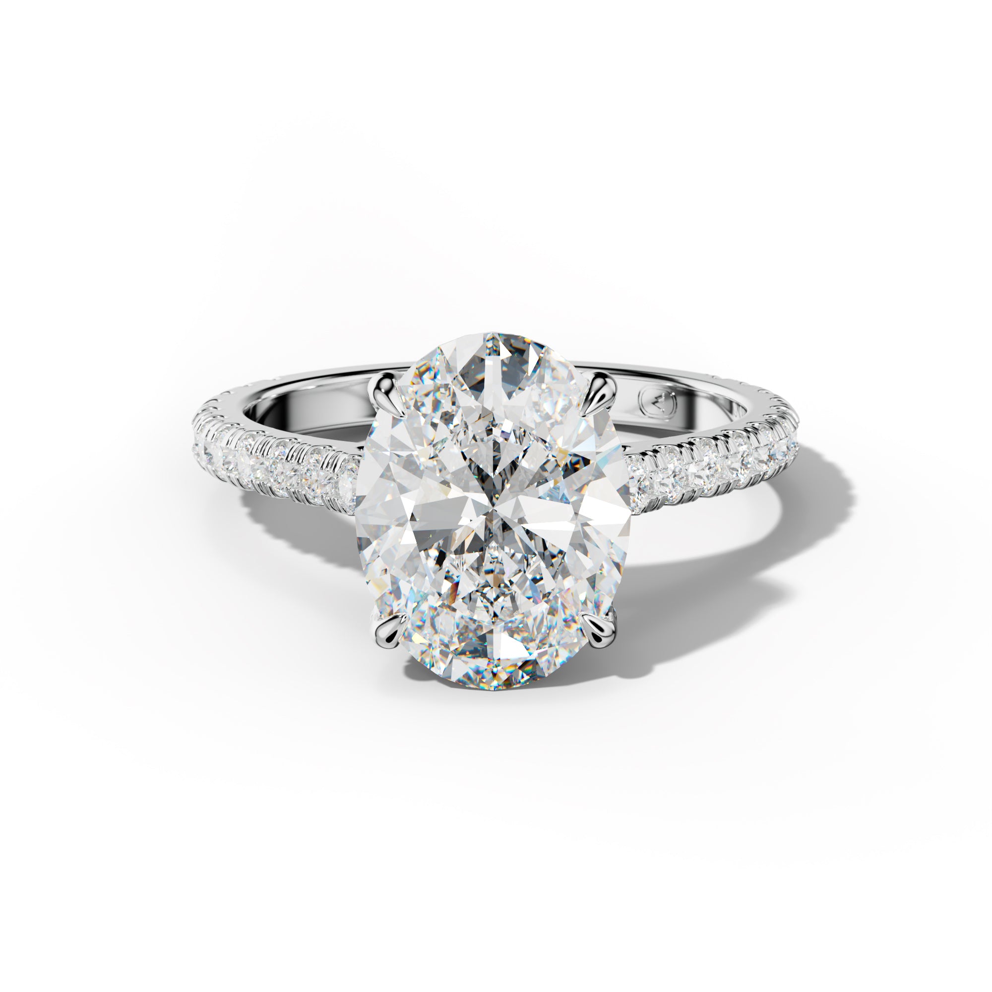 Stella Oval Diamond Engagement Ring