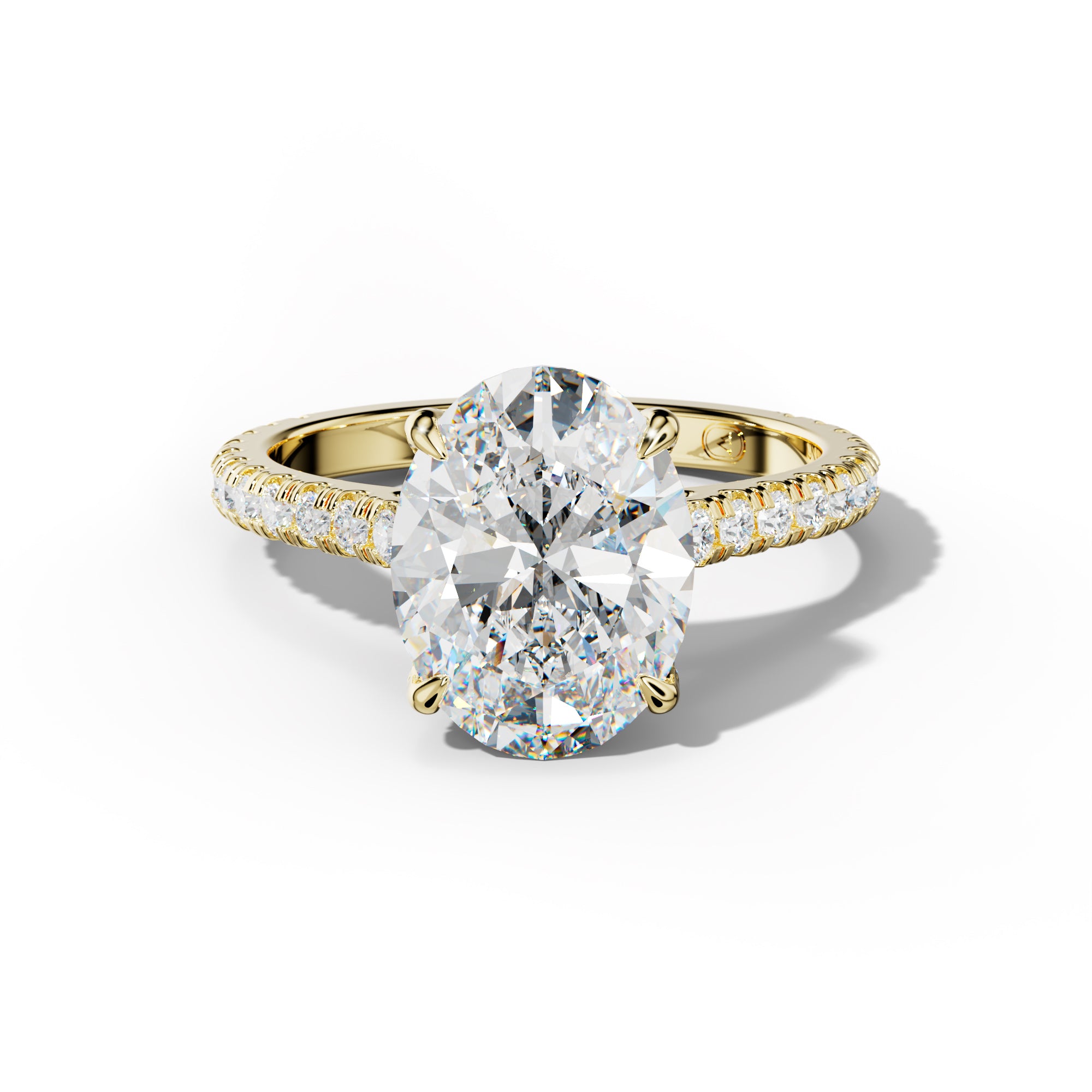 Stella Oval Diamond Engagement Ring