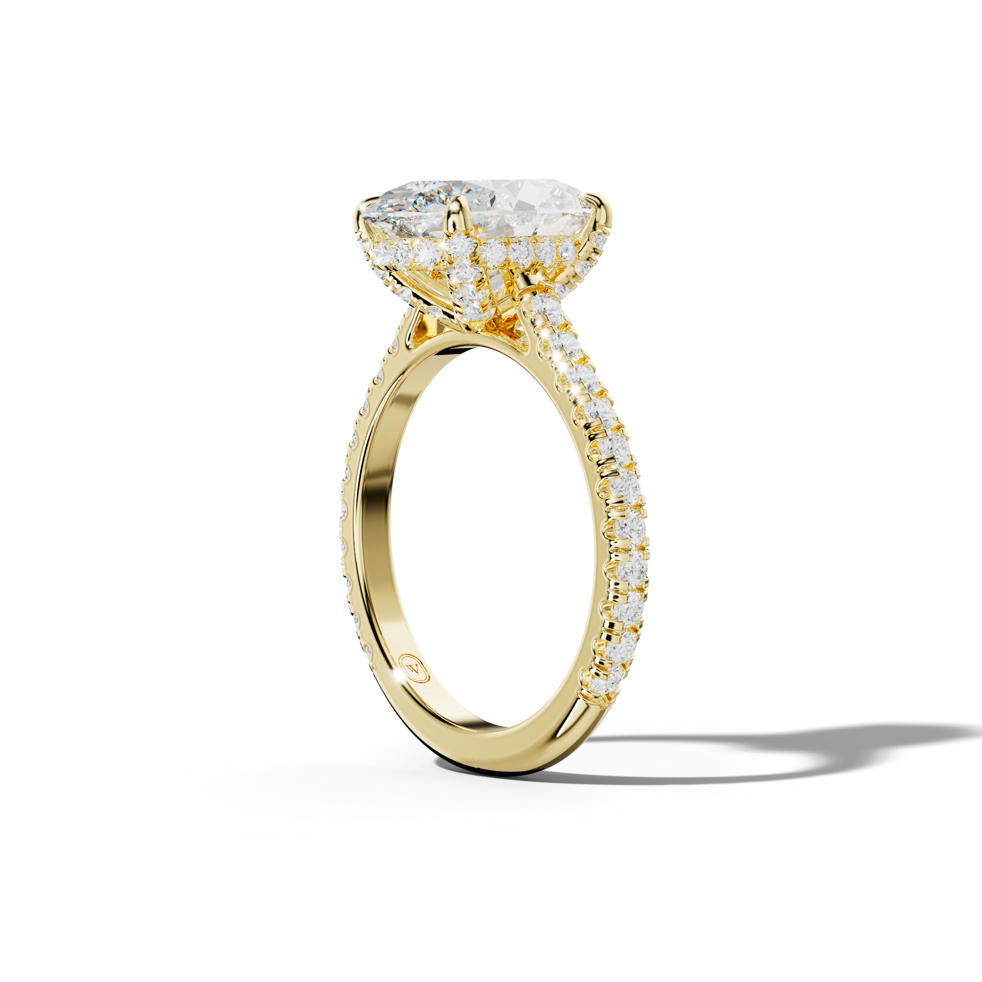 Stella Oval Diamond Engagement Ring