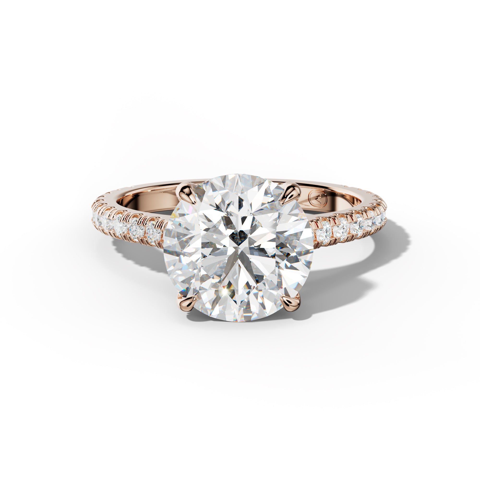 Stella Round Diamond Engagement Ring